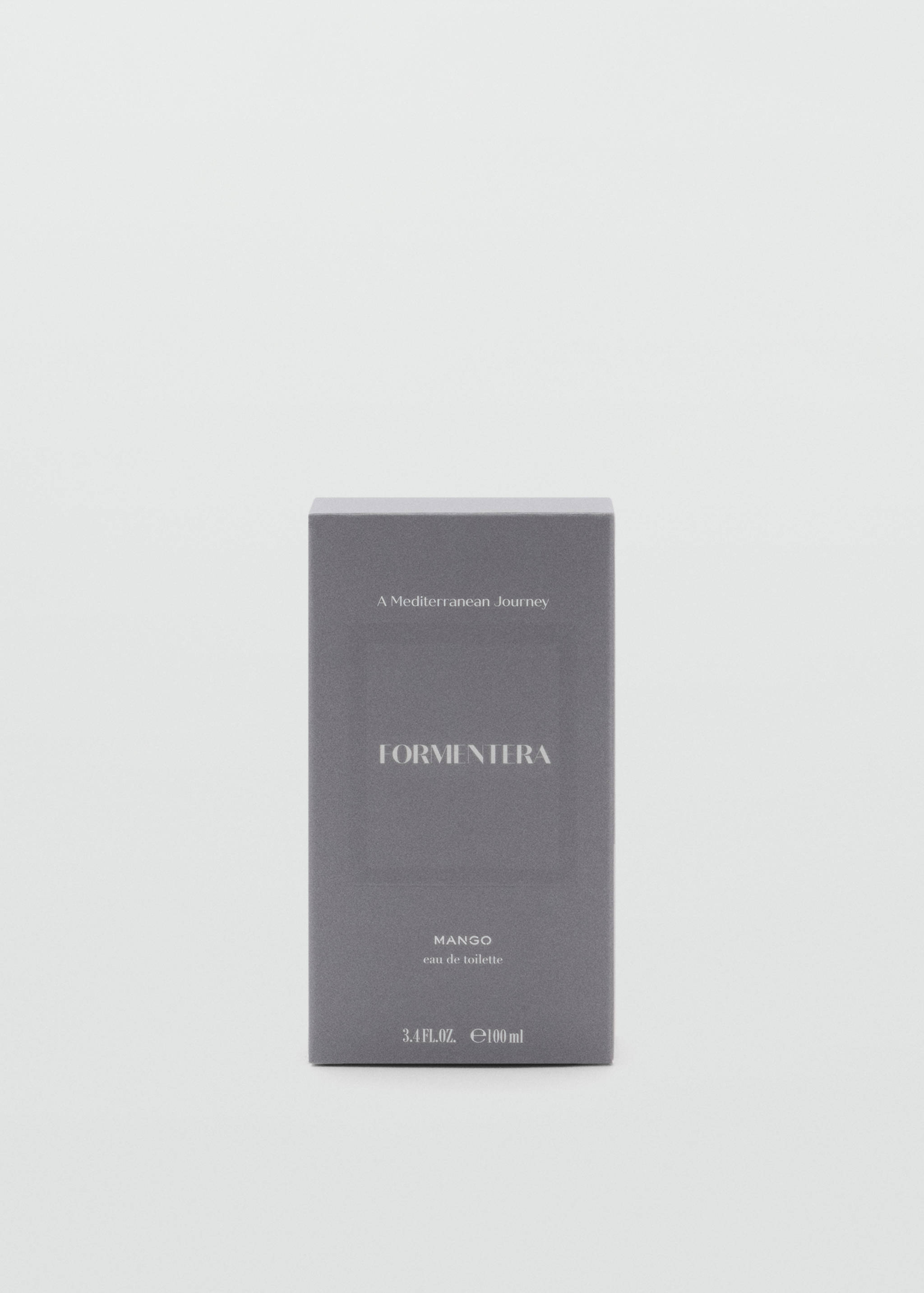 Grey Formentera eau de toilette perfume box with white text.