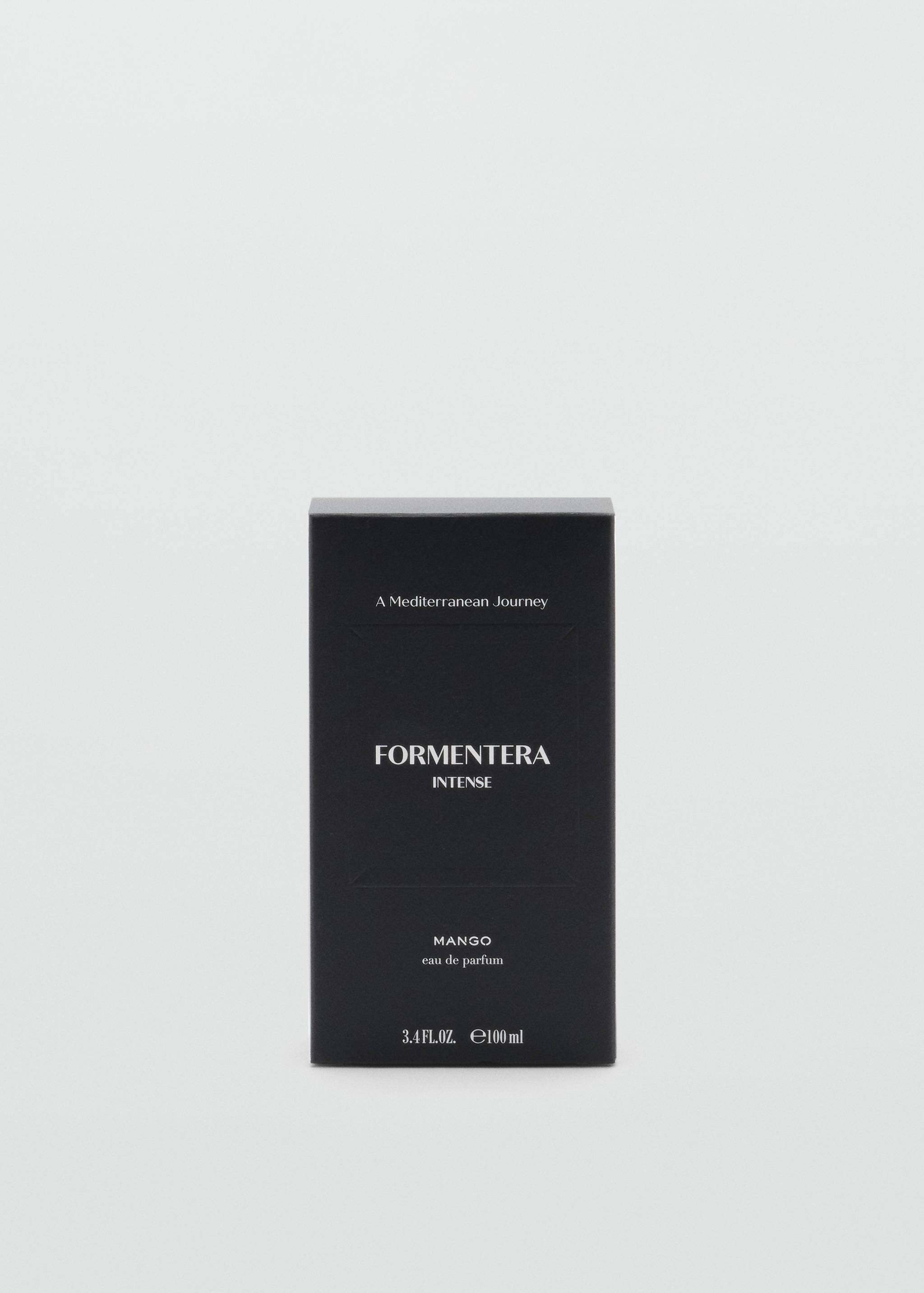 Black Formentera Intense eau de parfum box.