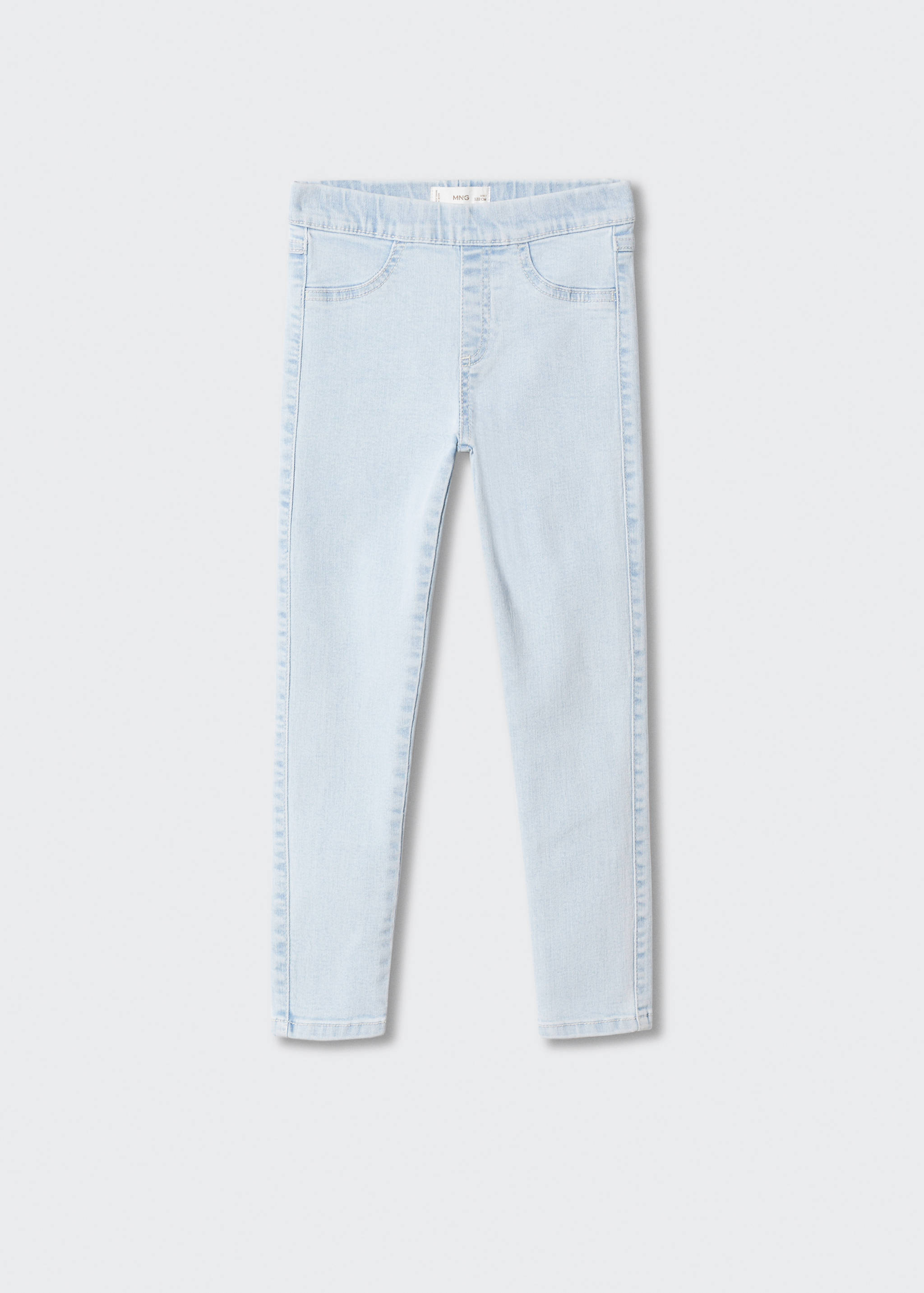 Elastic high-waist jeggings - Article without model