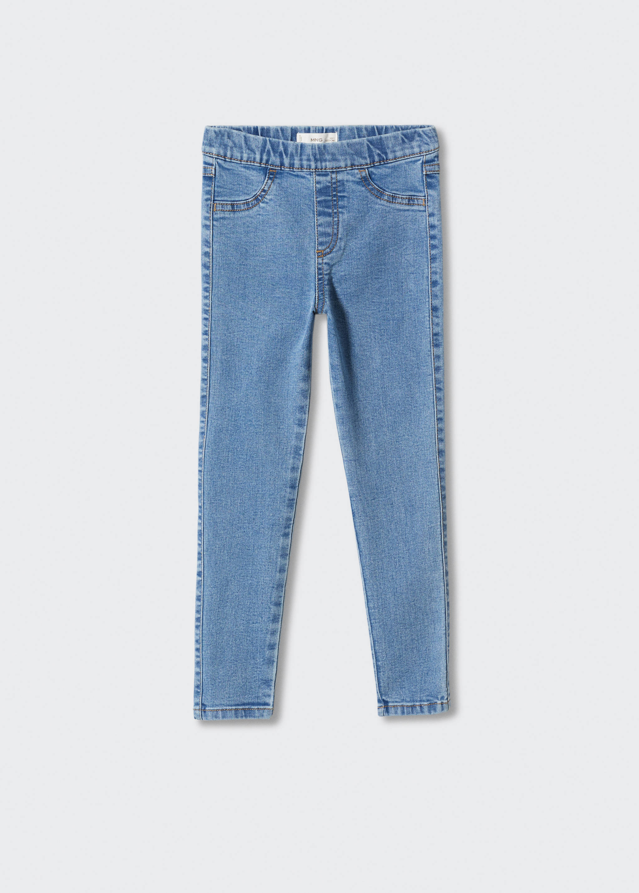 Elastic high-waist jeggings - Article without model