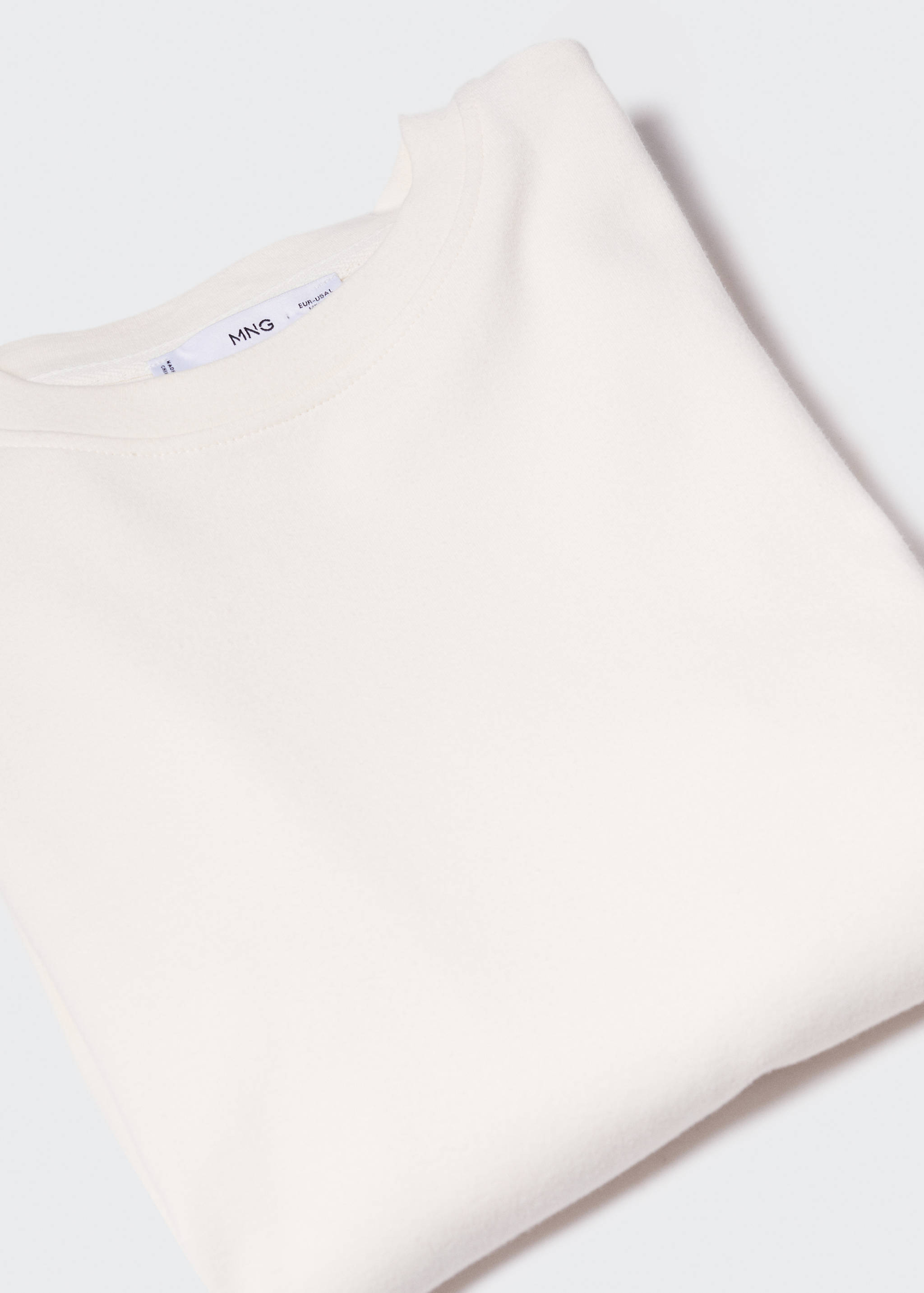 Rounded neck cotton t-shirt - Details of the article 8