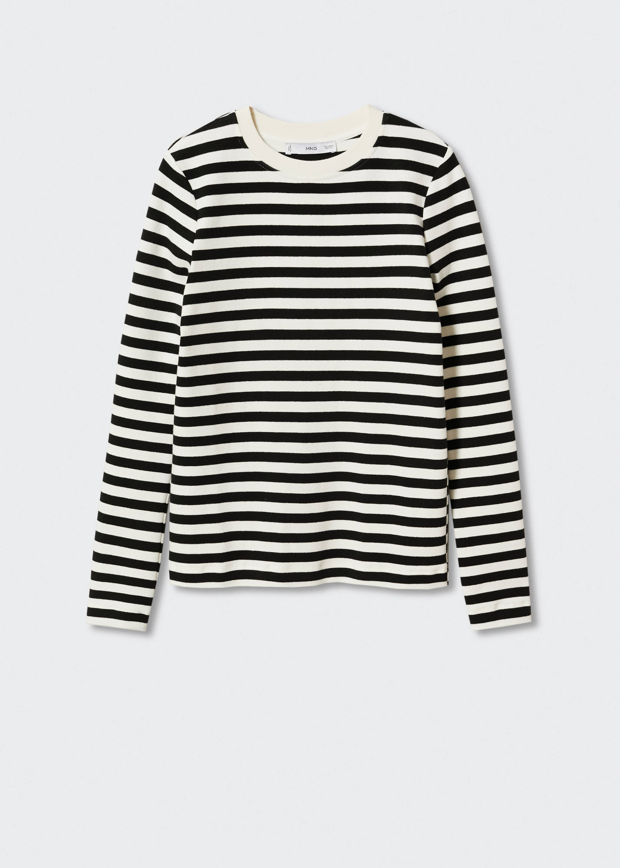 Rounded neck cotton t-shirt - Article without model