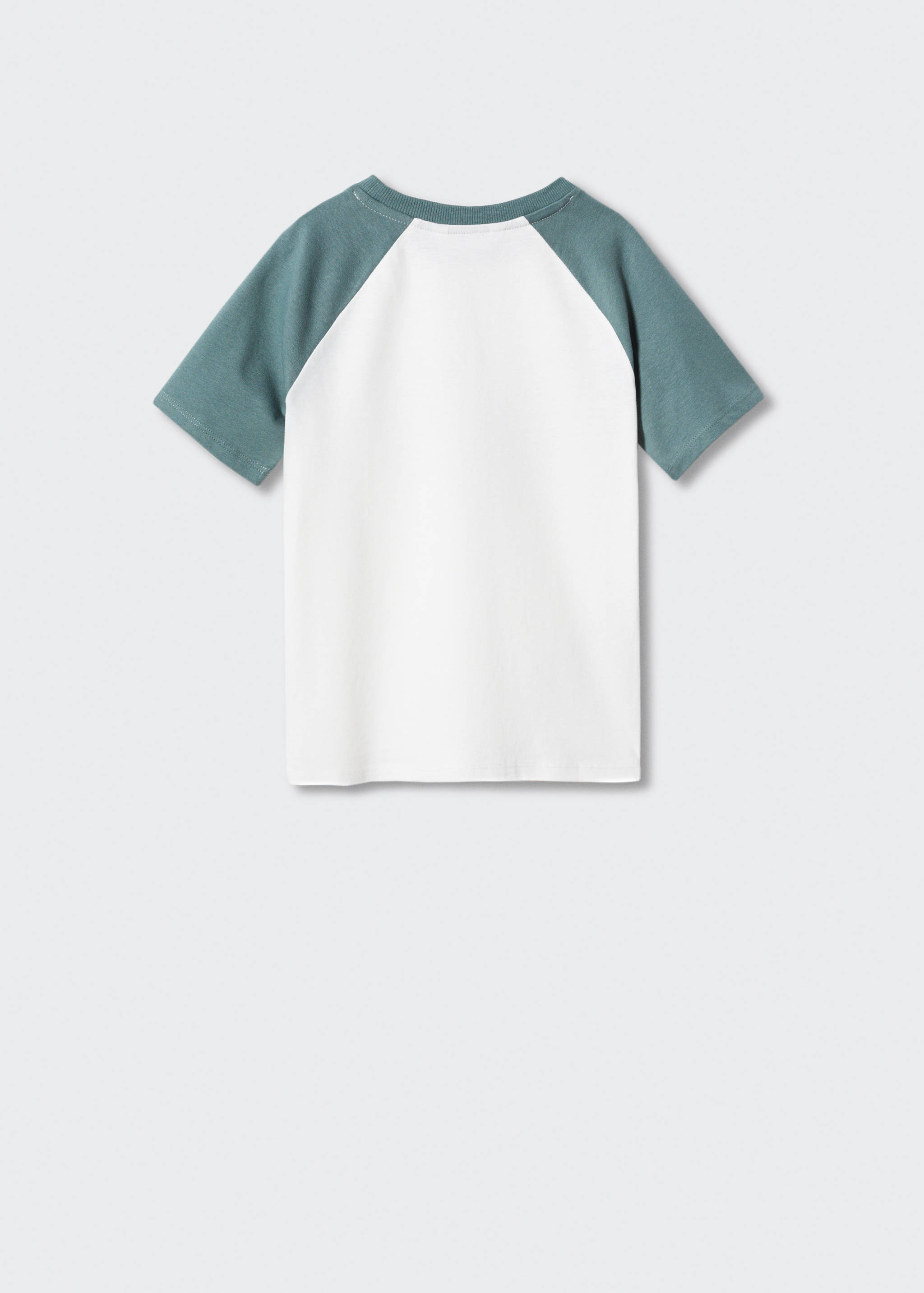 Футболка с рукавами-реглан - Обратная сторона изделия