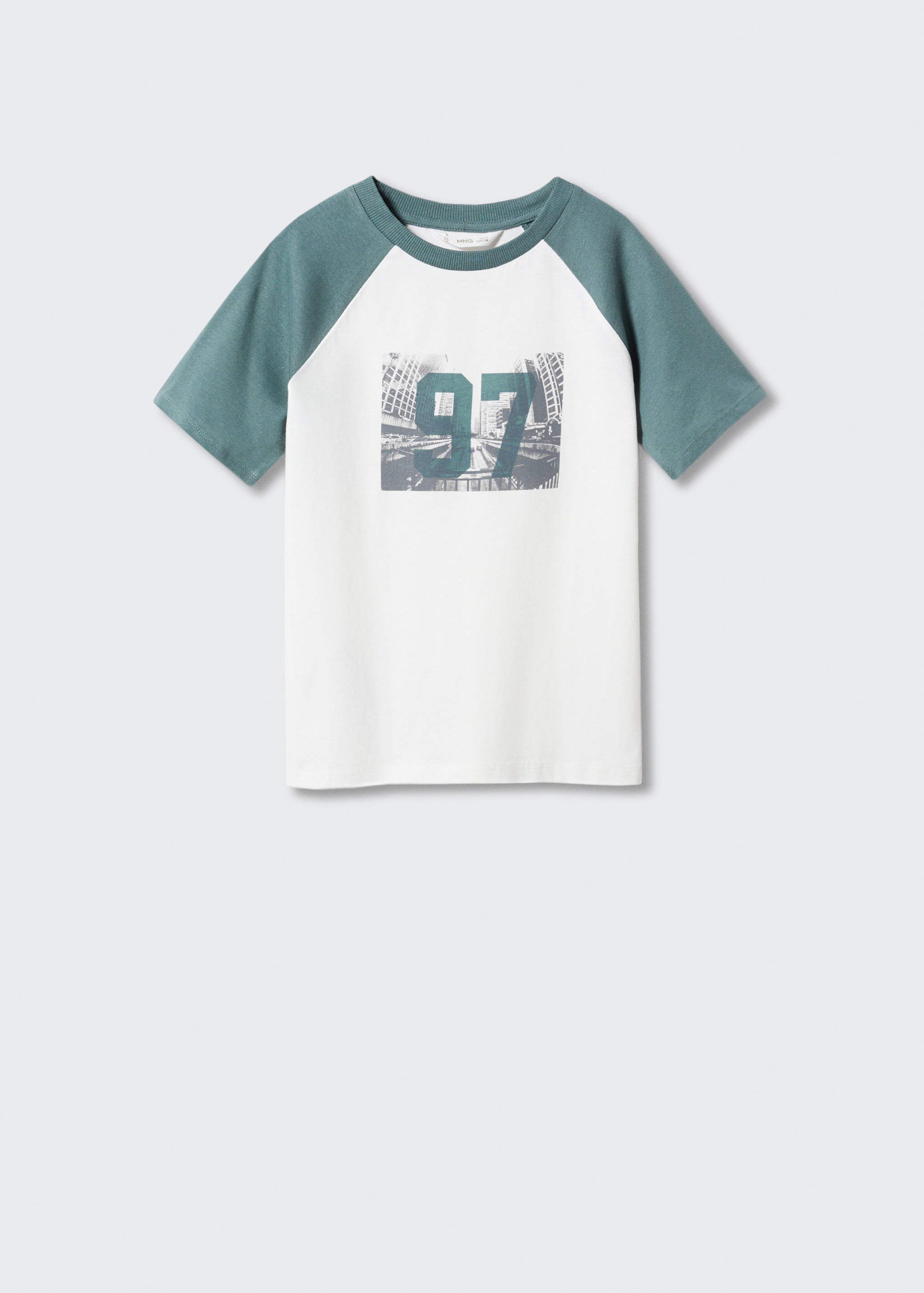 Футболка с рукавами-реглан - Изделие без модели