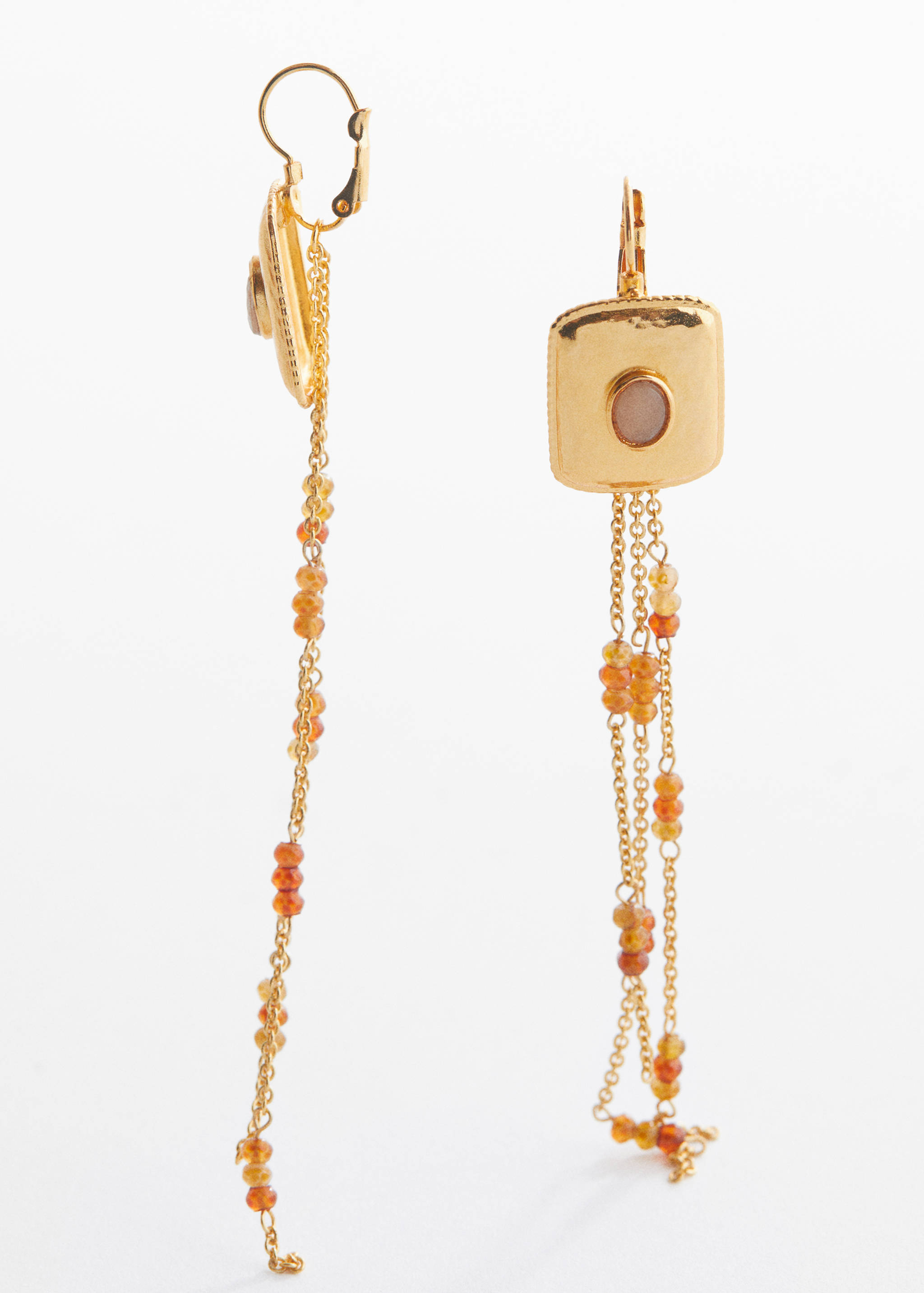 Beaded drop earrings - Details of the article 1