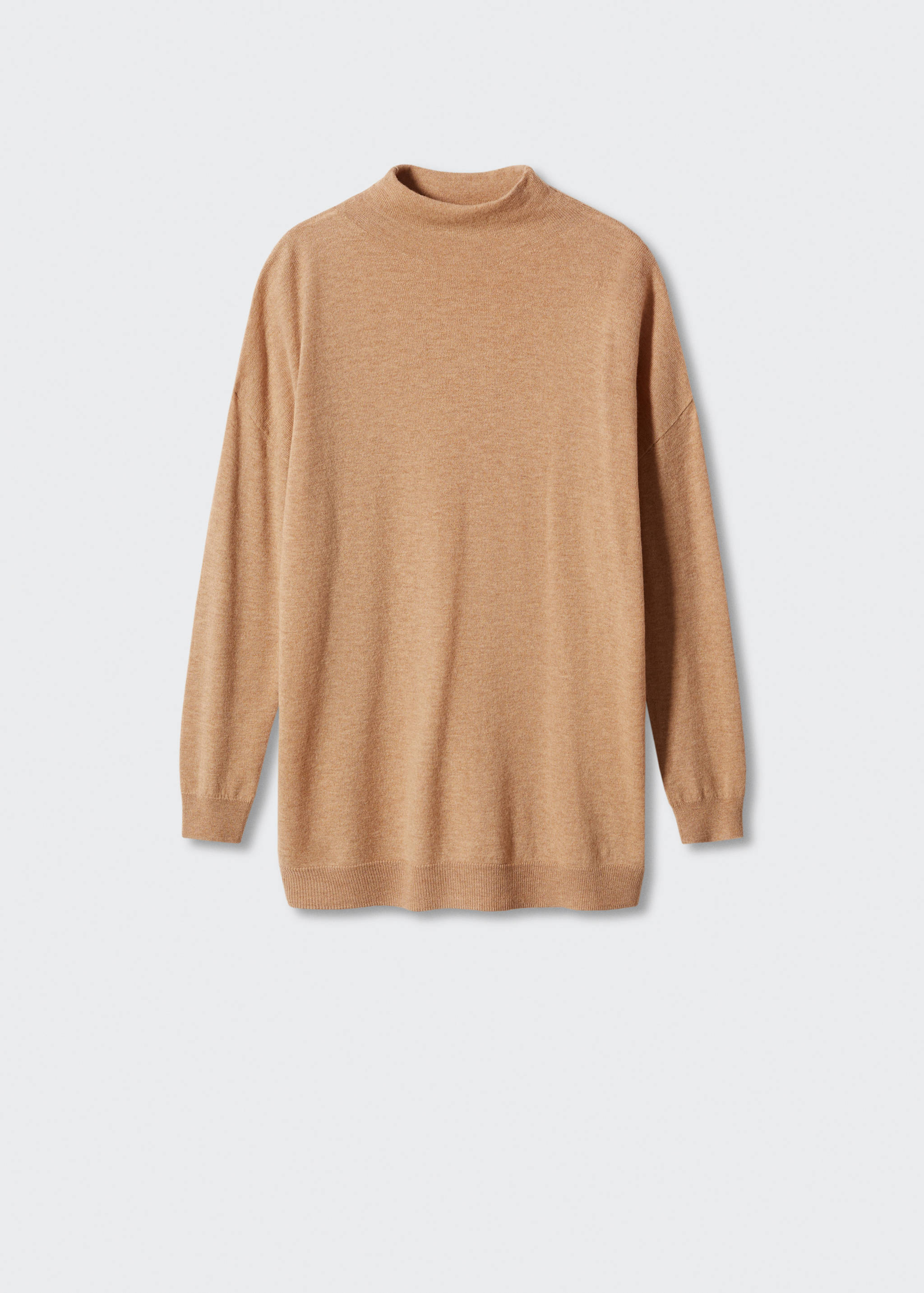 Pull-over 100 % laine col montant - Article sans modèle