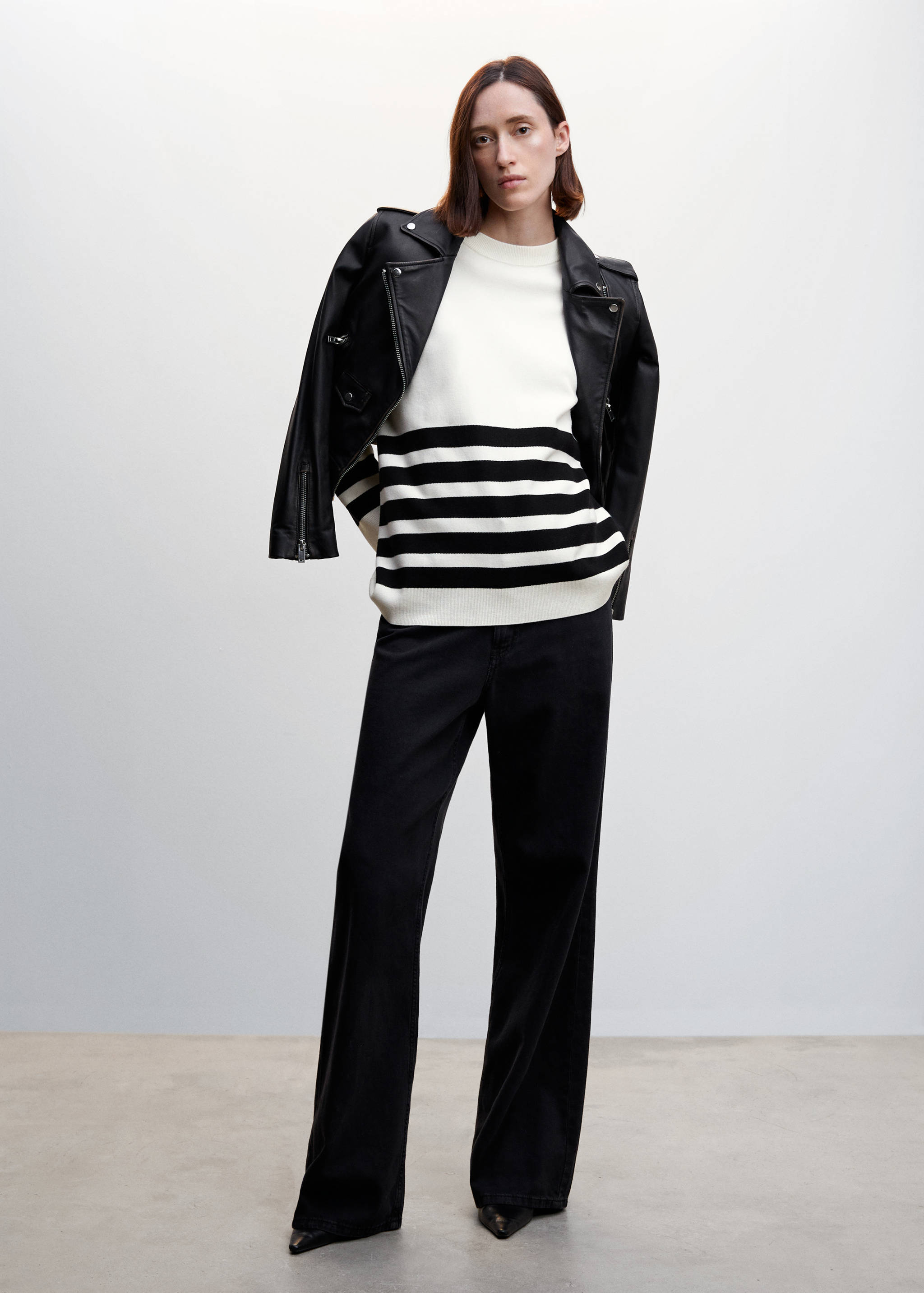 Pull-over maille col rond - Plan général