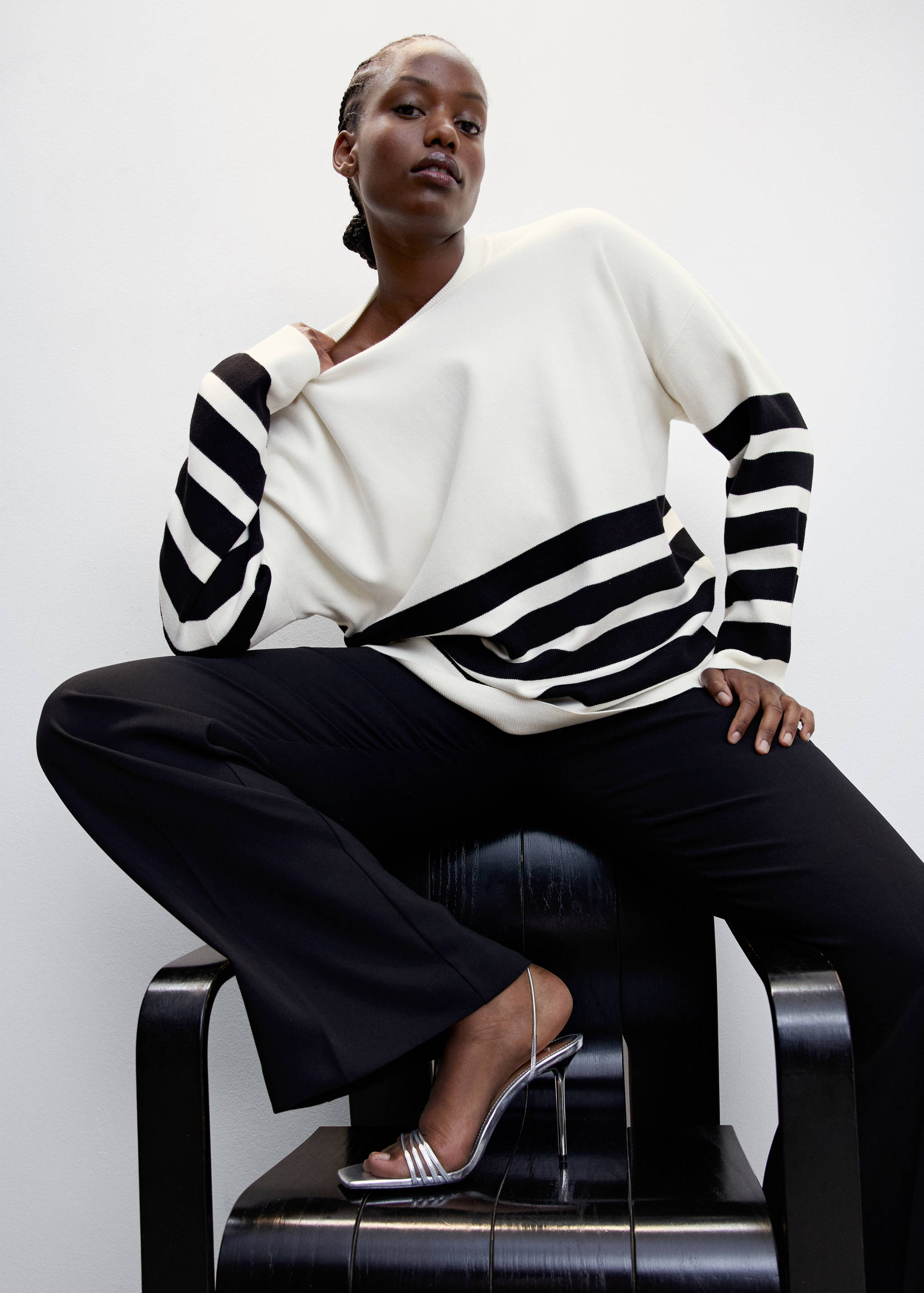 Pull-over maille col rond - Détail de l'article 4