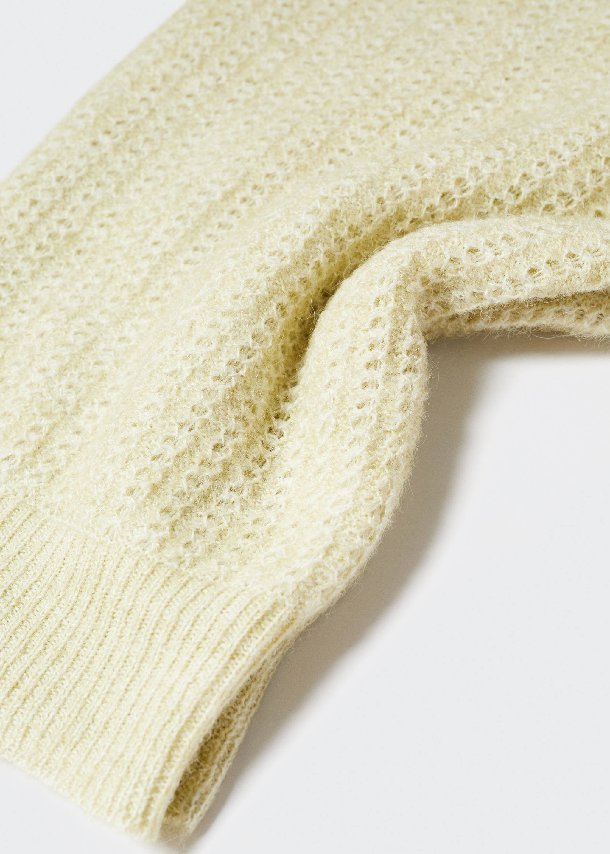 كنزة قصيرة بياقة قارب - تفاصيل المنتج 8