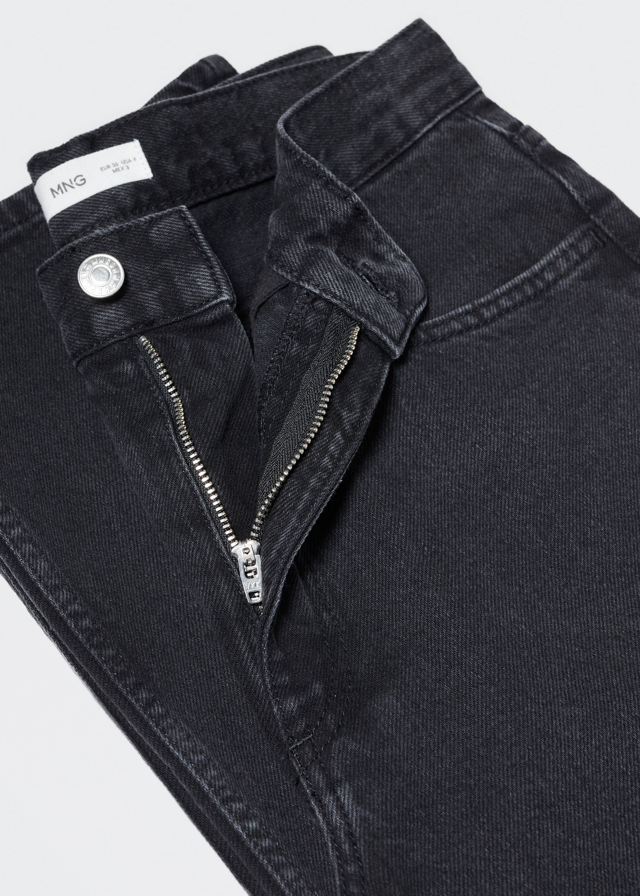 Mid-rise straight jeans - Details of the article 8