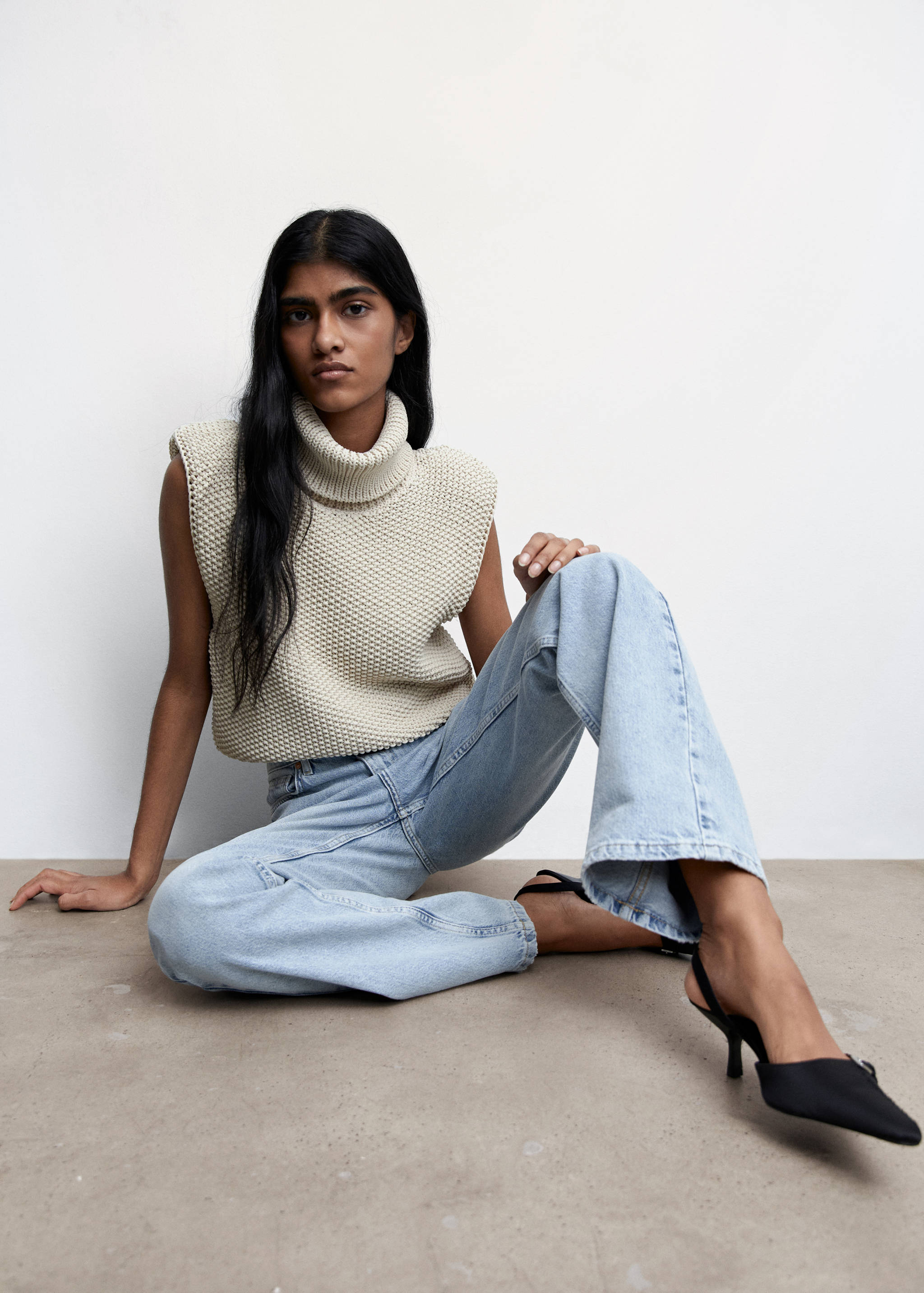 Jeans rectos tiro medio - Detalle del artículo 2