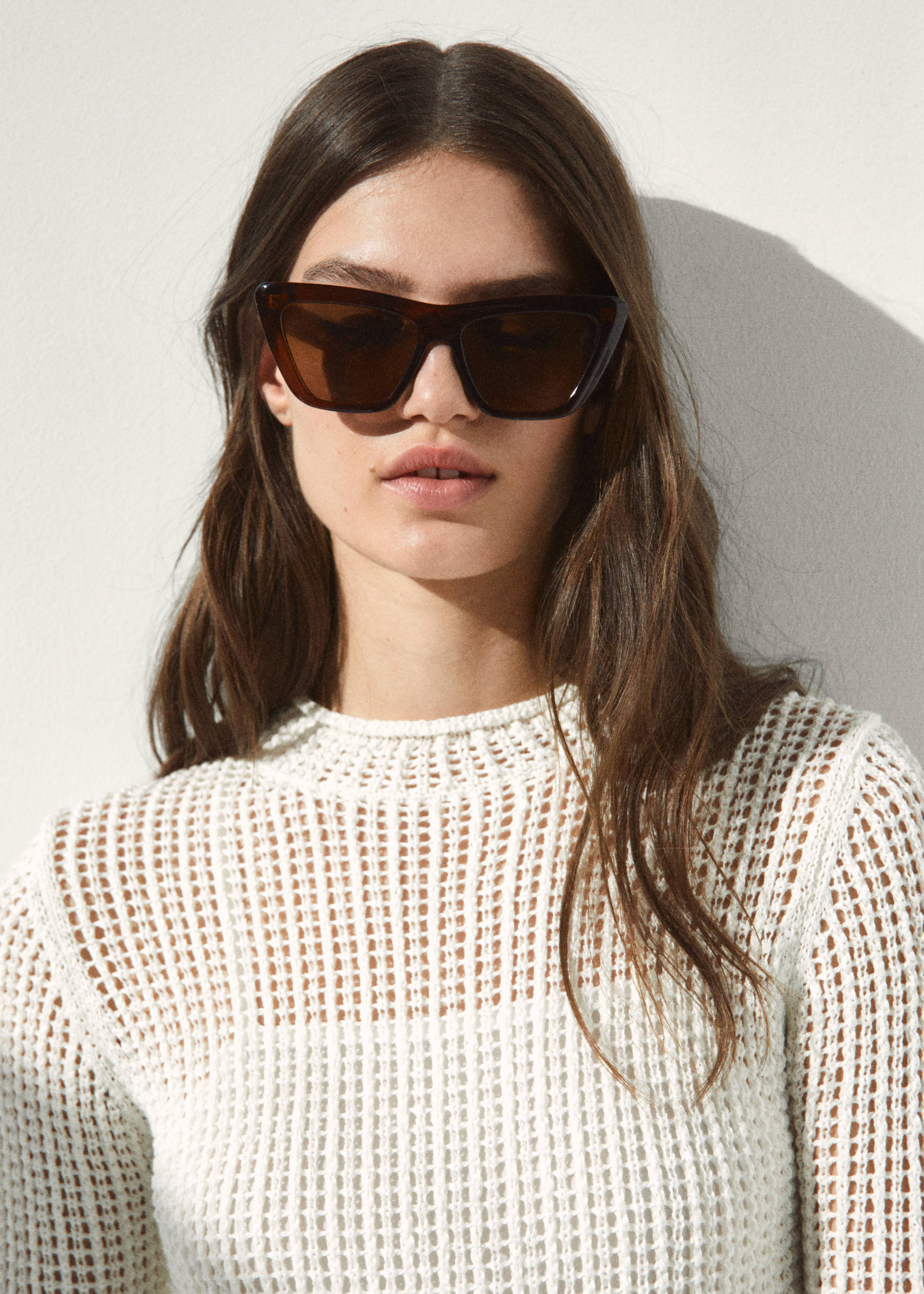 Lunettes de soleil cat-eye - Plan général