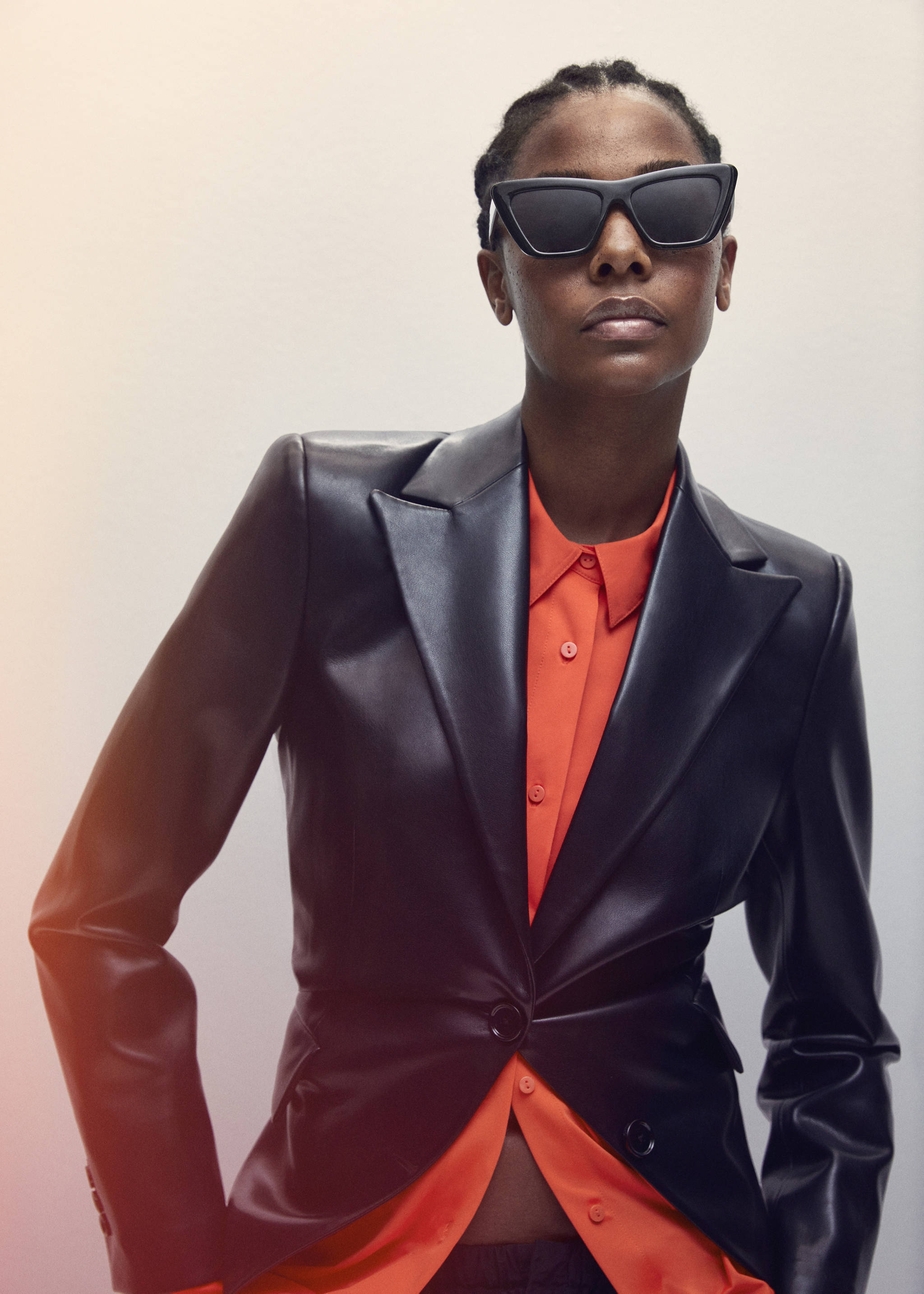 Lunettes de soleil cat-eye - Plan général