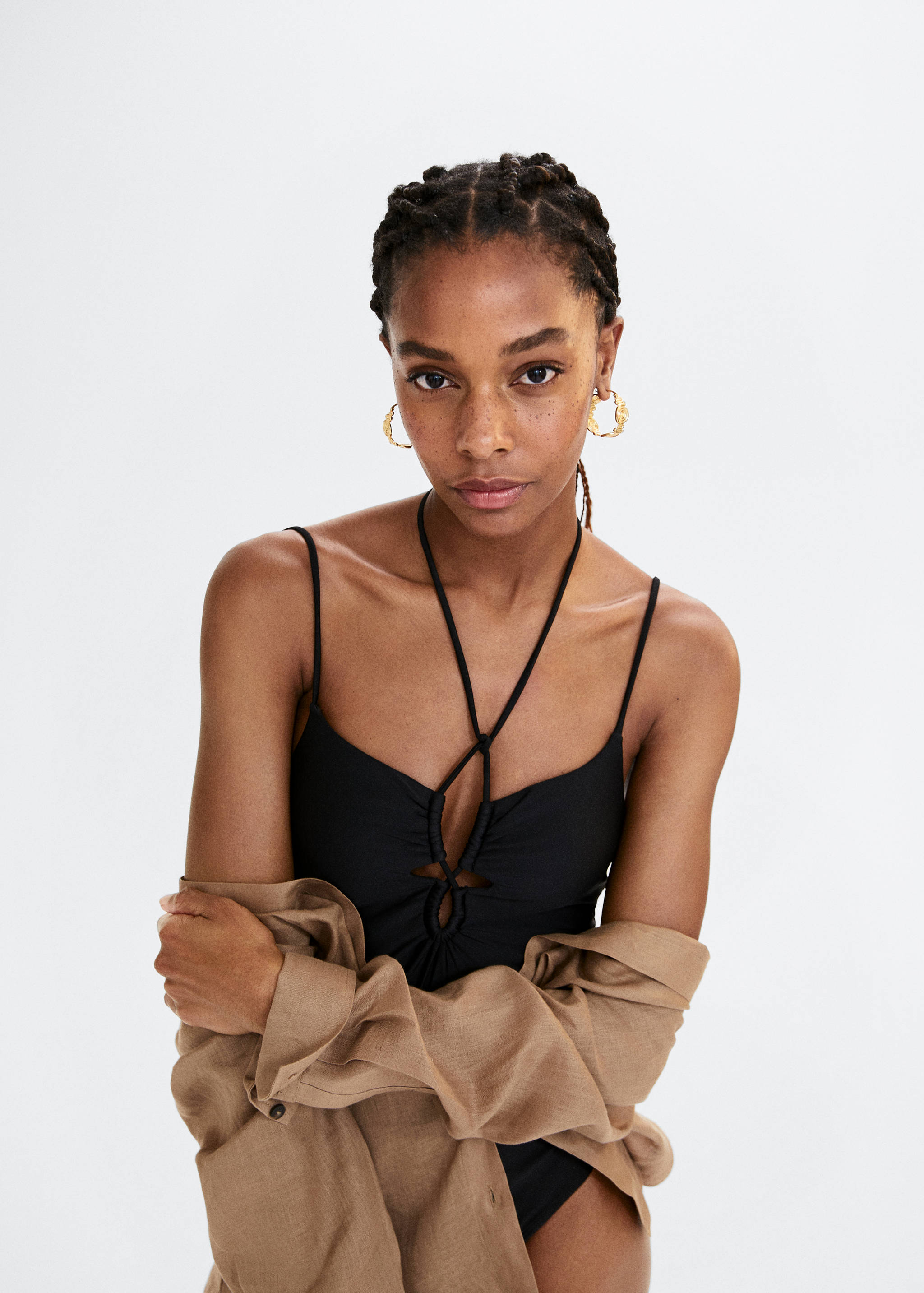 Купальник с перекрещенными бретельками на спине - Деталь изделия 1