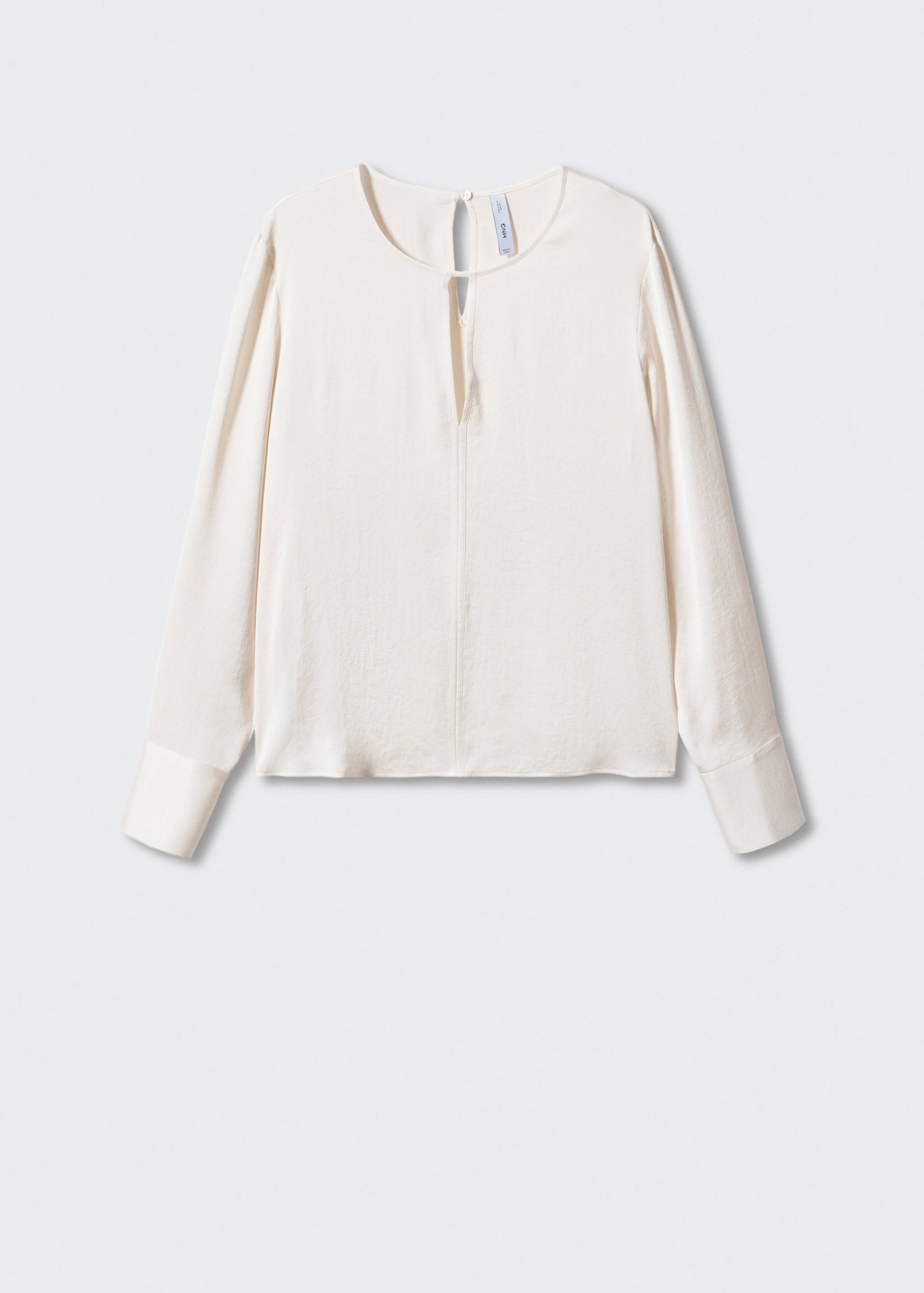 Blusa satinada abertura - Artículo sin modelo