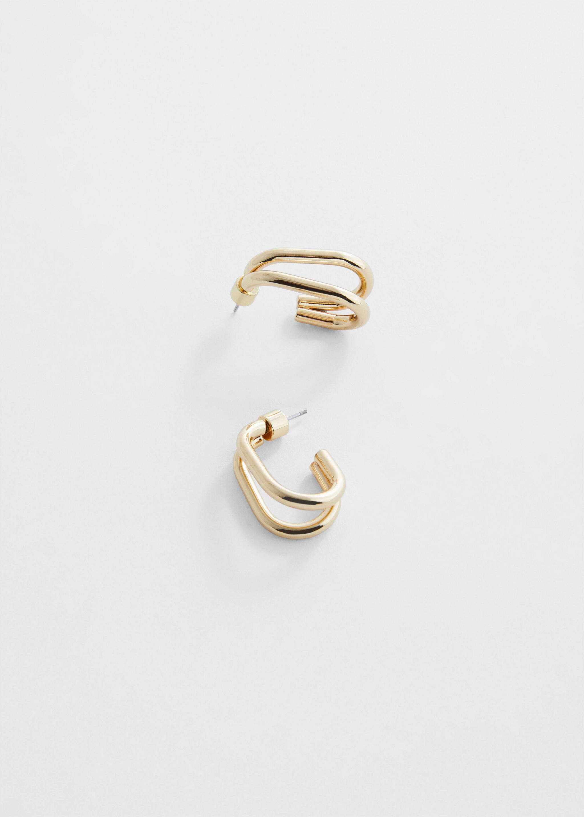Серьги с двойным кольцом - Общий план