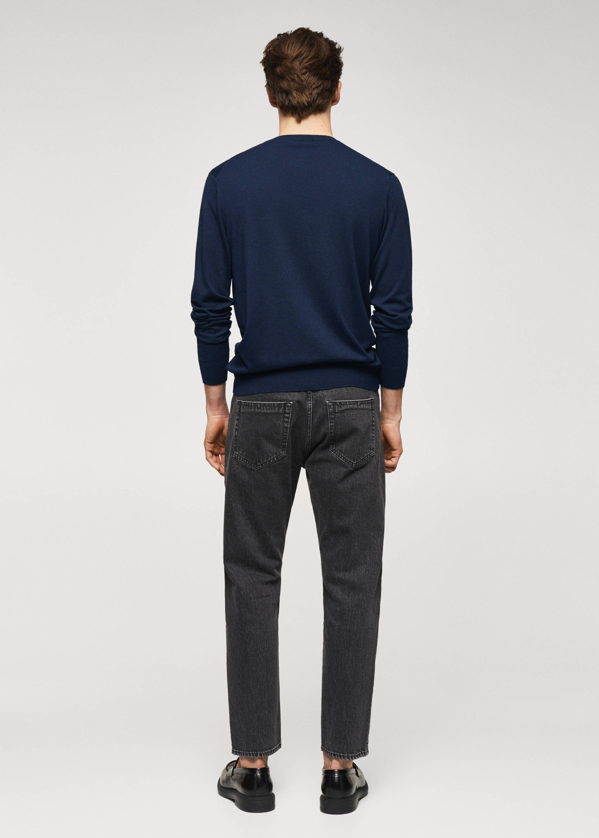 Modal cotton-blend sweater - Reverse of the article