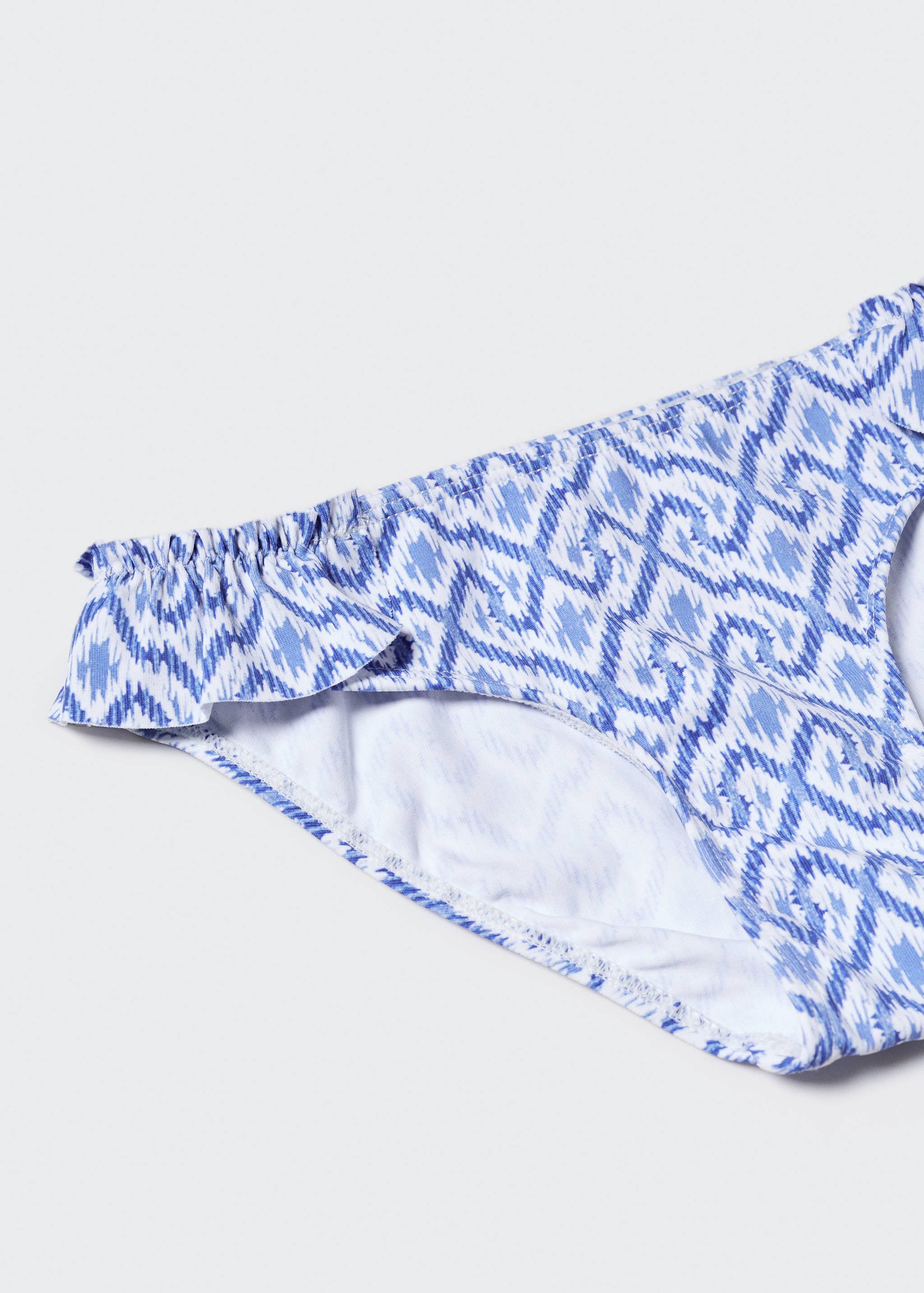 花边印花比基尼 - null