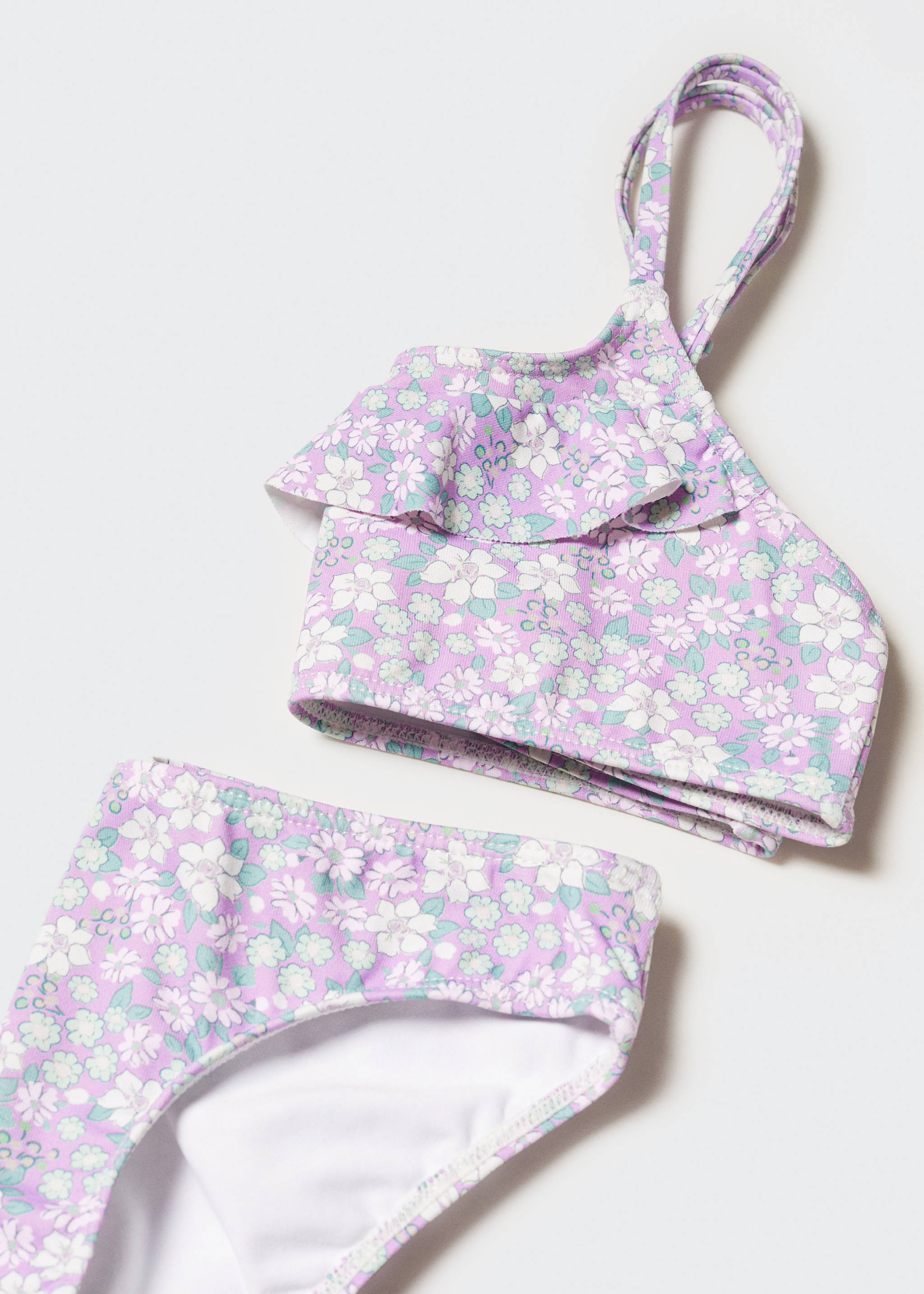 Floral bikini with ruffles - Details of the article 8