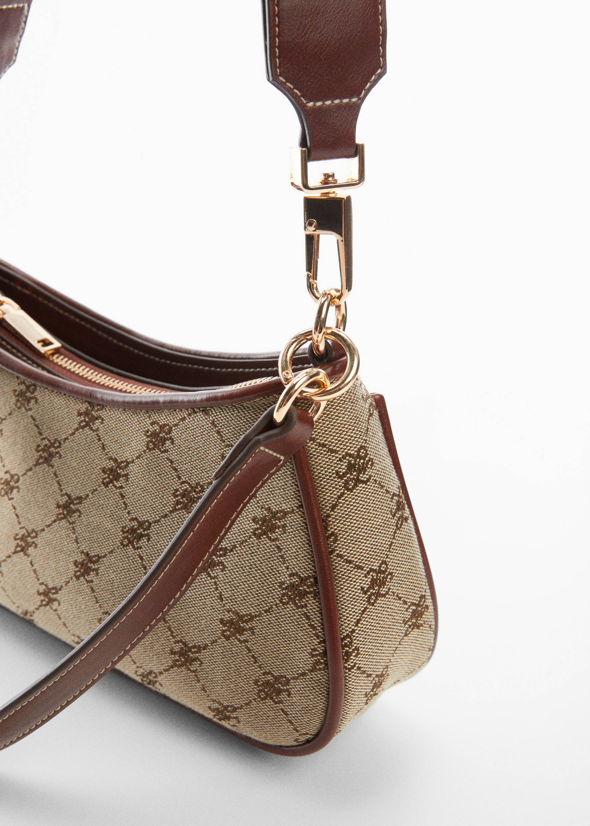 Jacquard shoulder bag - Details of the article 1