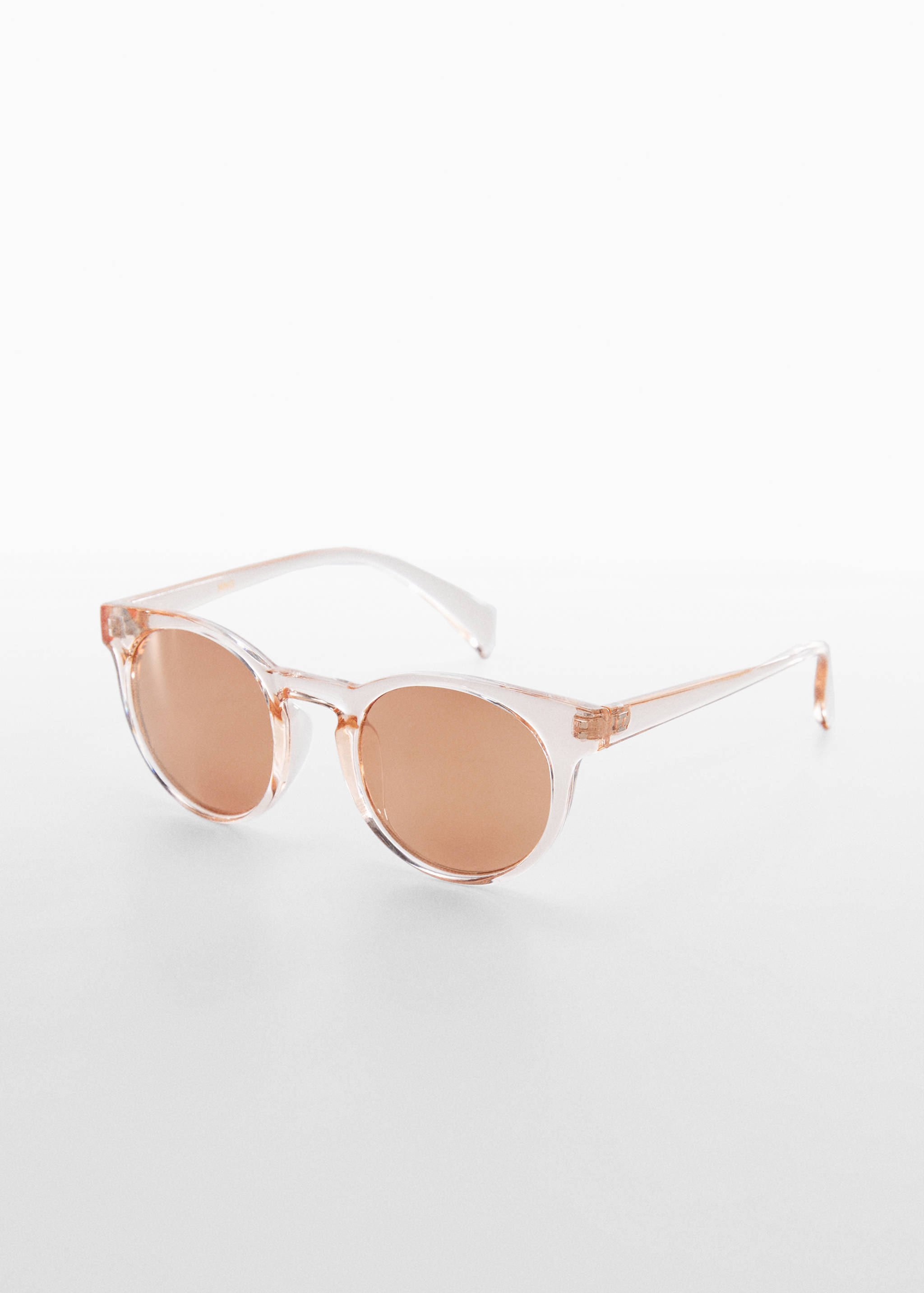 Lunettes de soleil monture transparente - Plan moyen