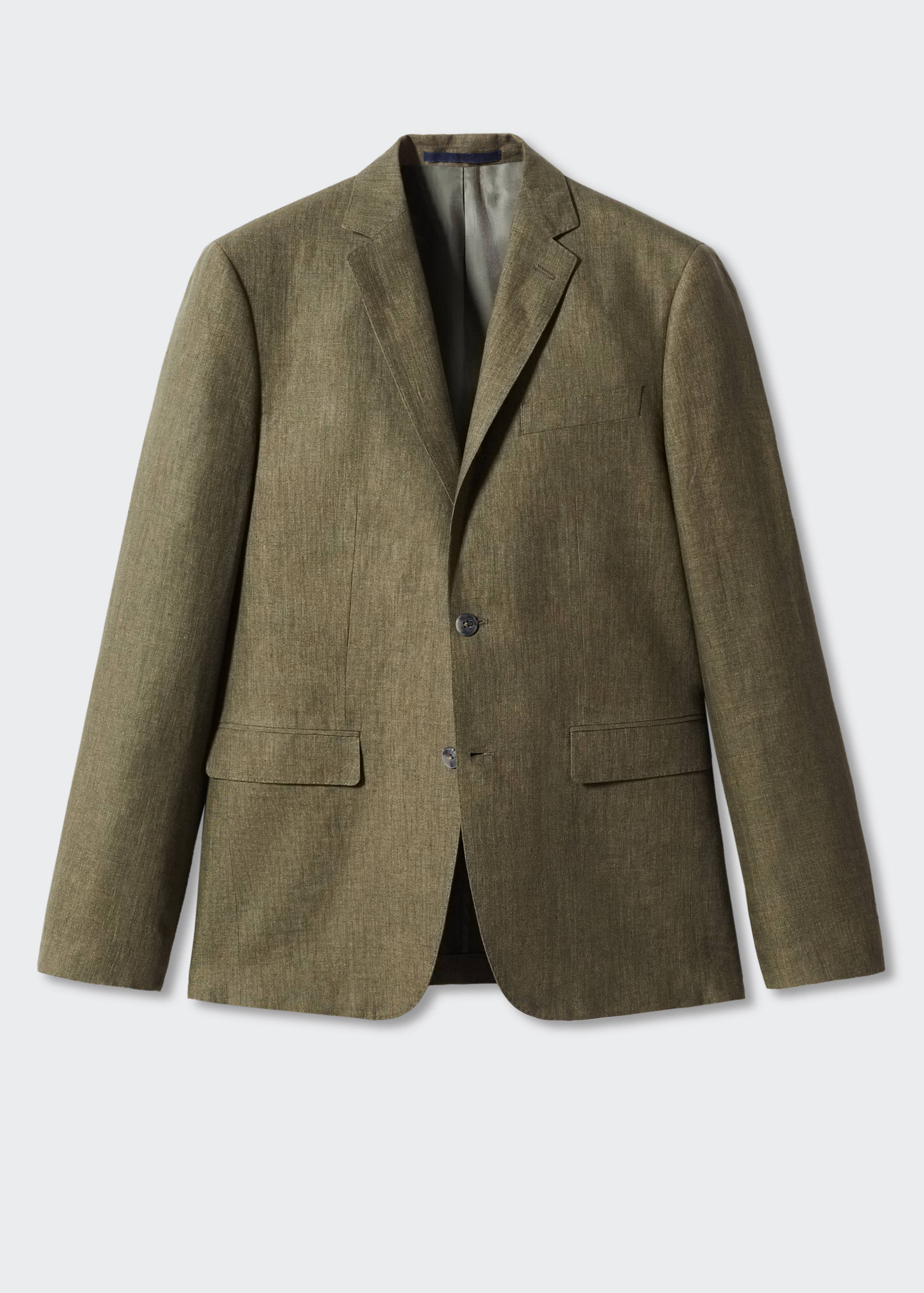 100% linen slim-fit suit jacket - Article without model