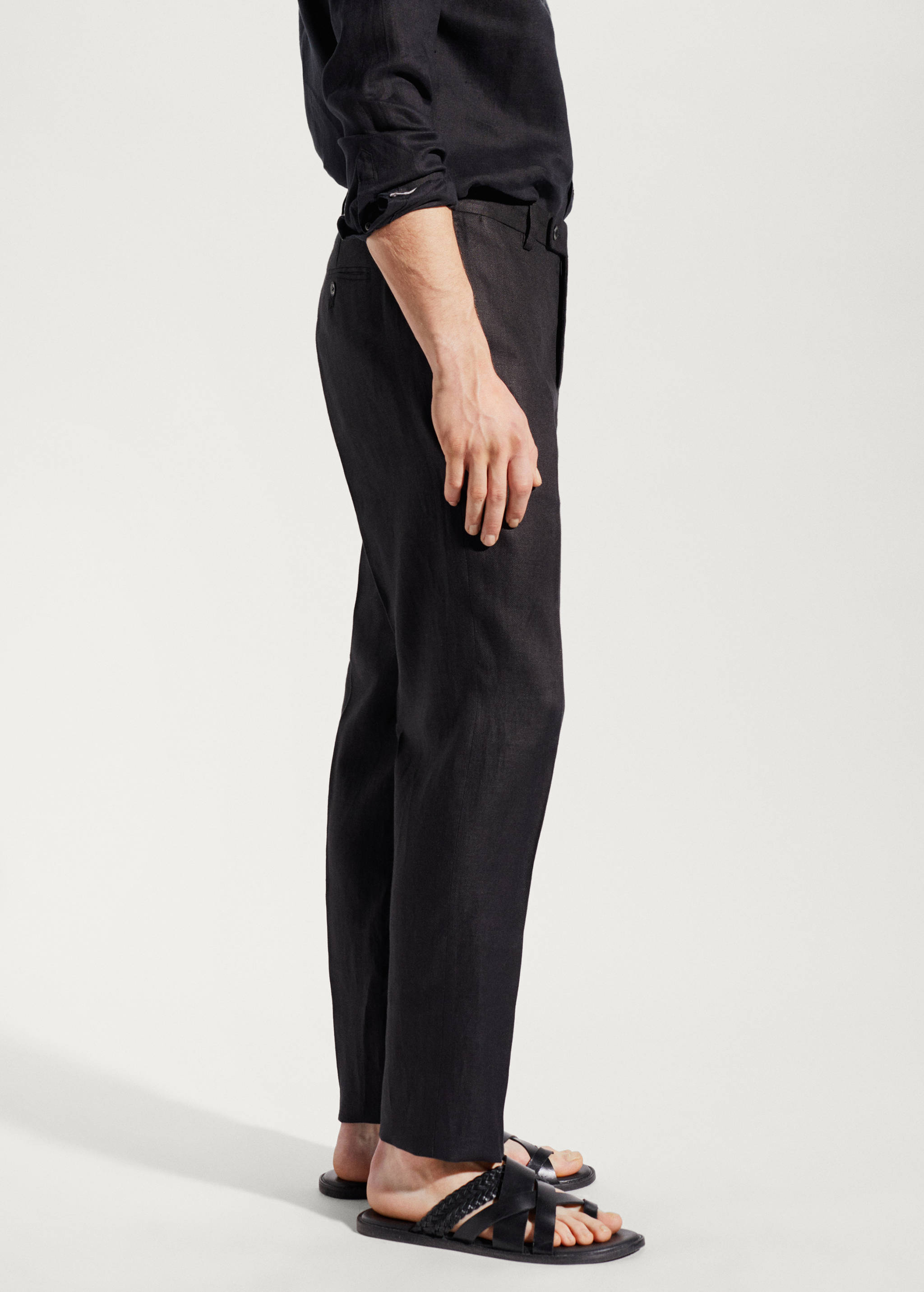 Pantalon costume 100 % lin - Détail de l'article 4