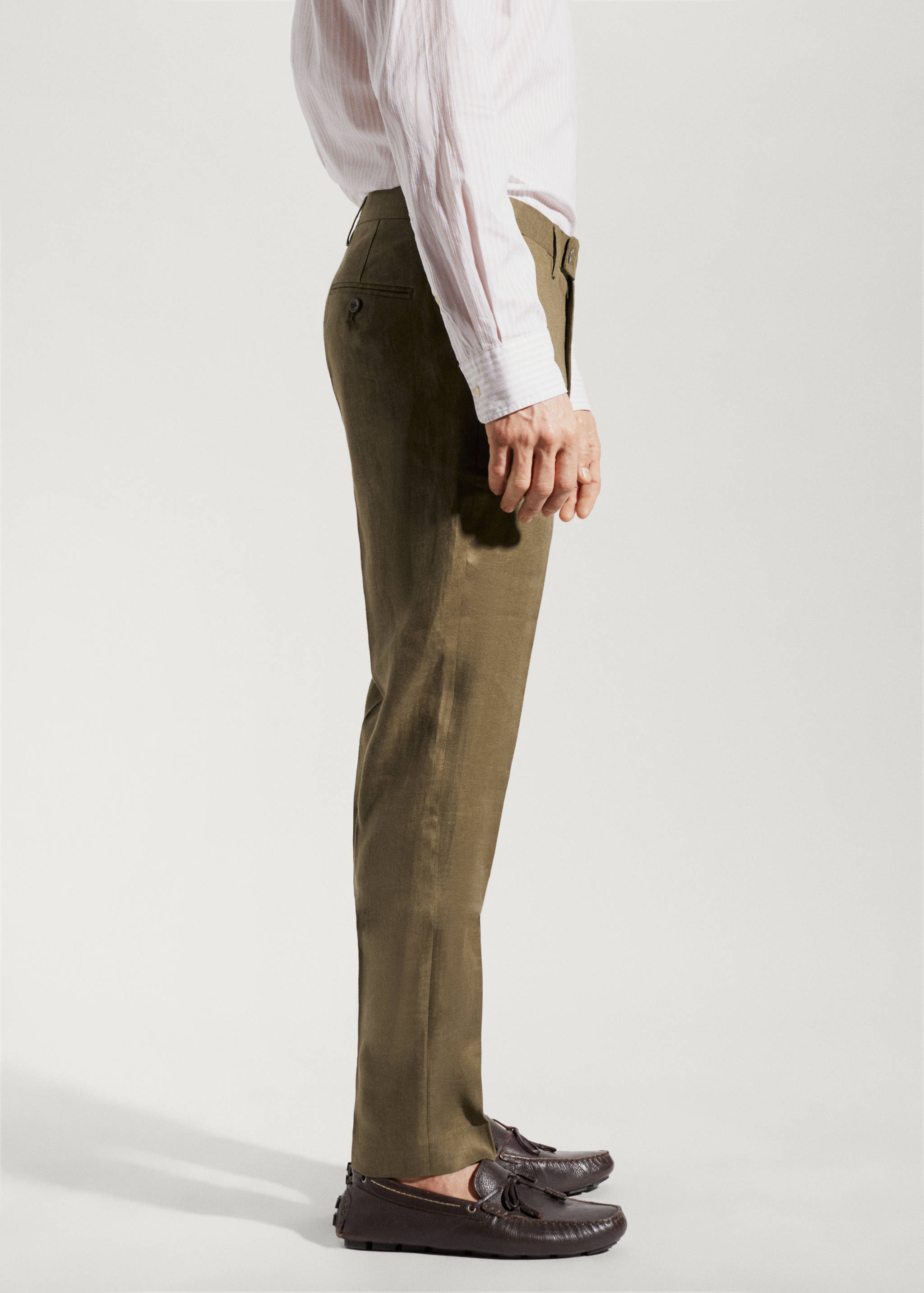 Pantalón traje 100% lino - Detalle del artículo 4
