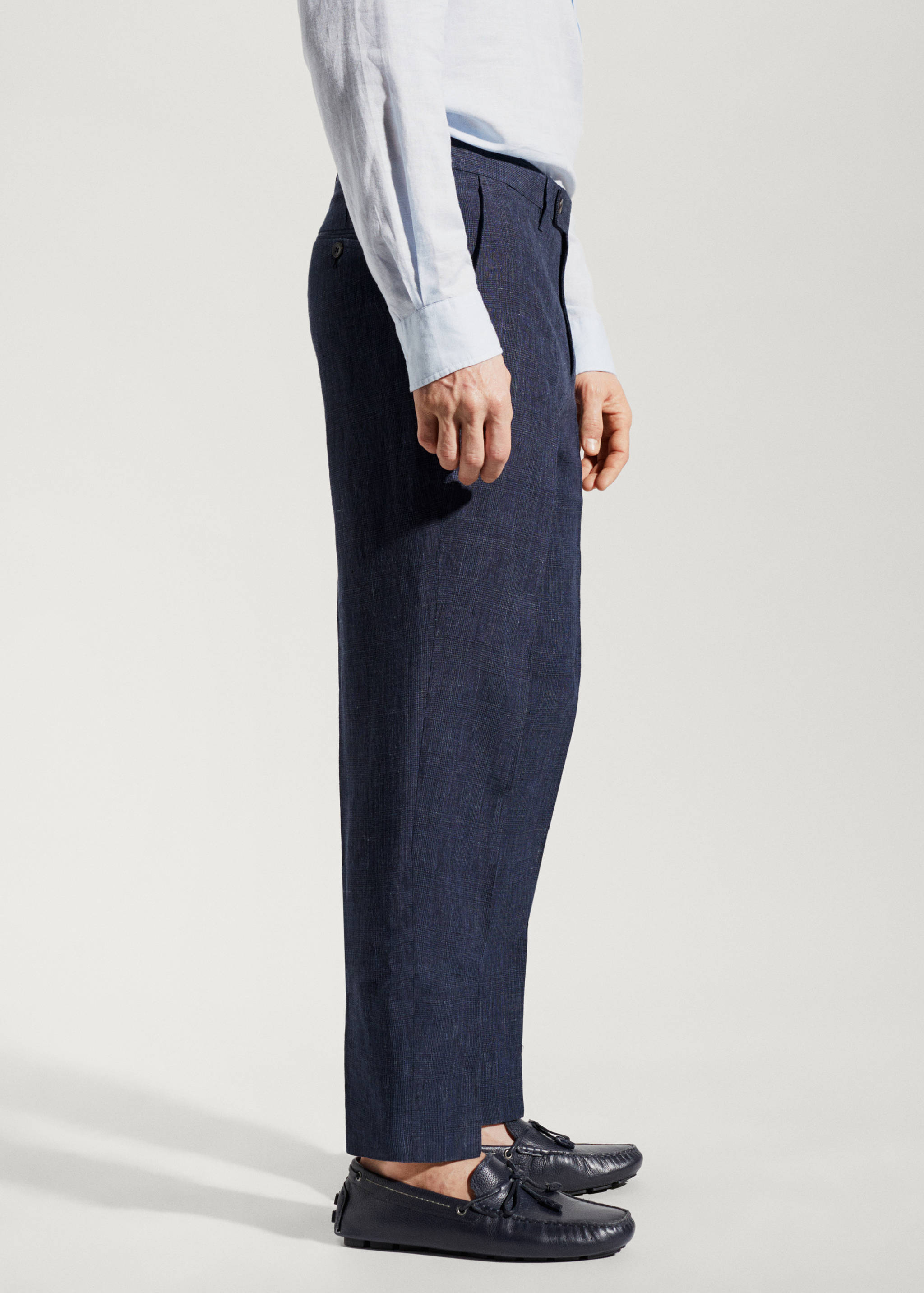 Pantalón traje 100% lino - Detalle del artículo 4