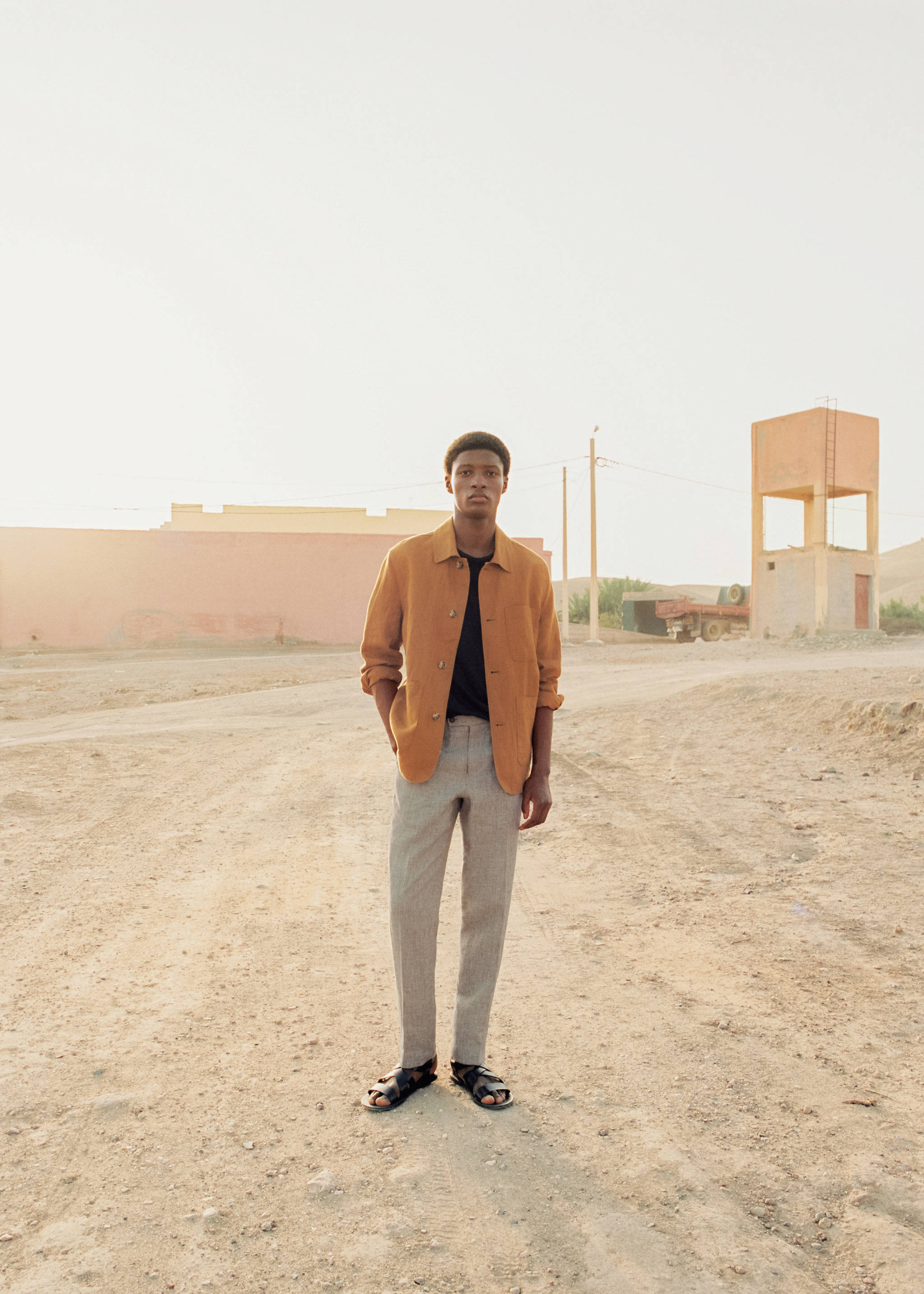 Pantalón traje 100% lino - Detalle del artículo 5