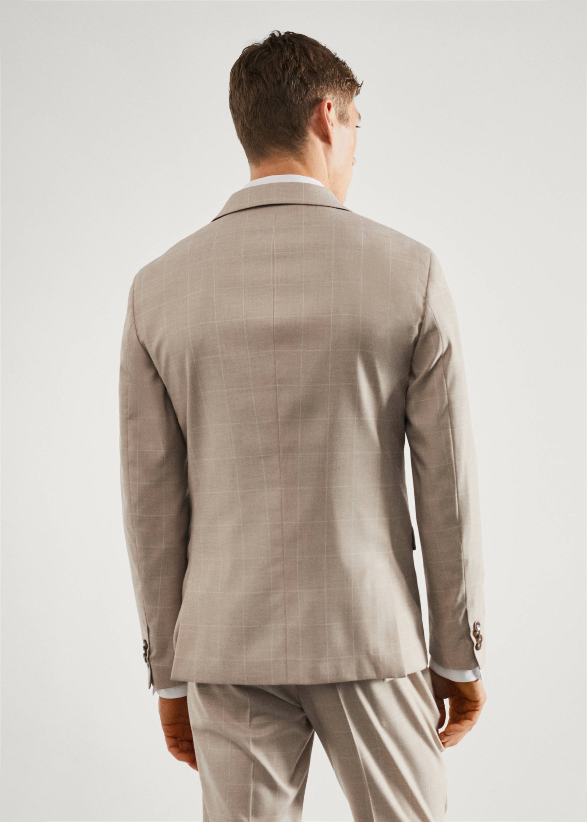 Super slim-fit suit jacket - Reverse of the article