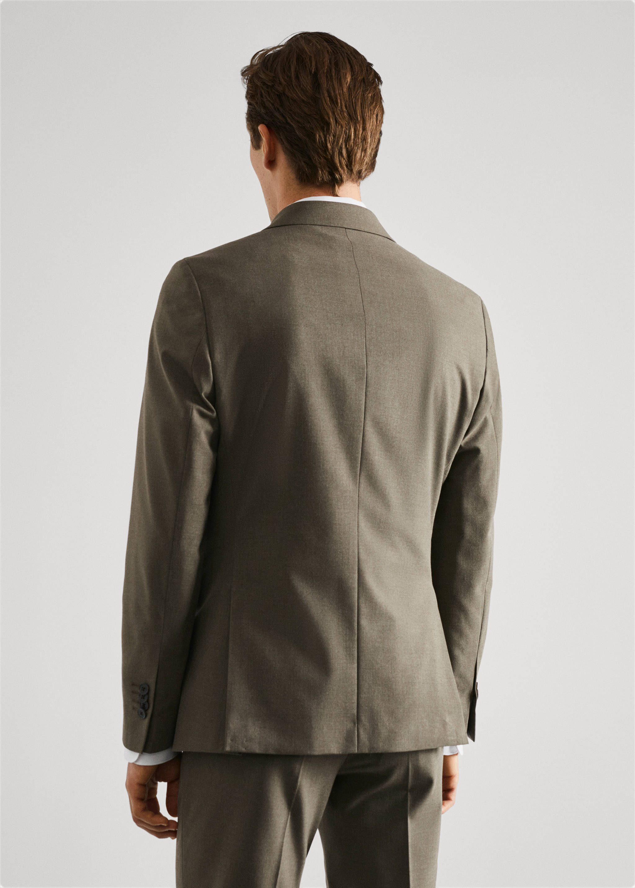 Slim-fit suit jacket  - Reverse of the article