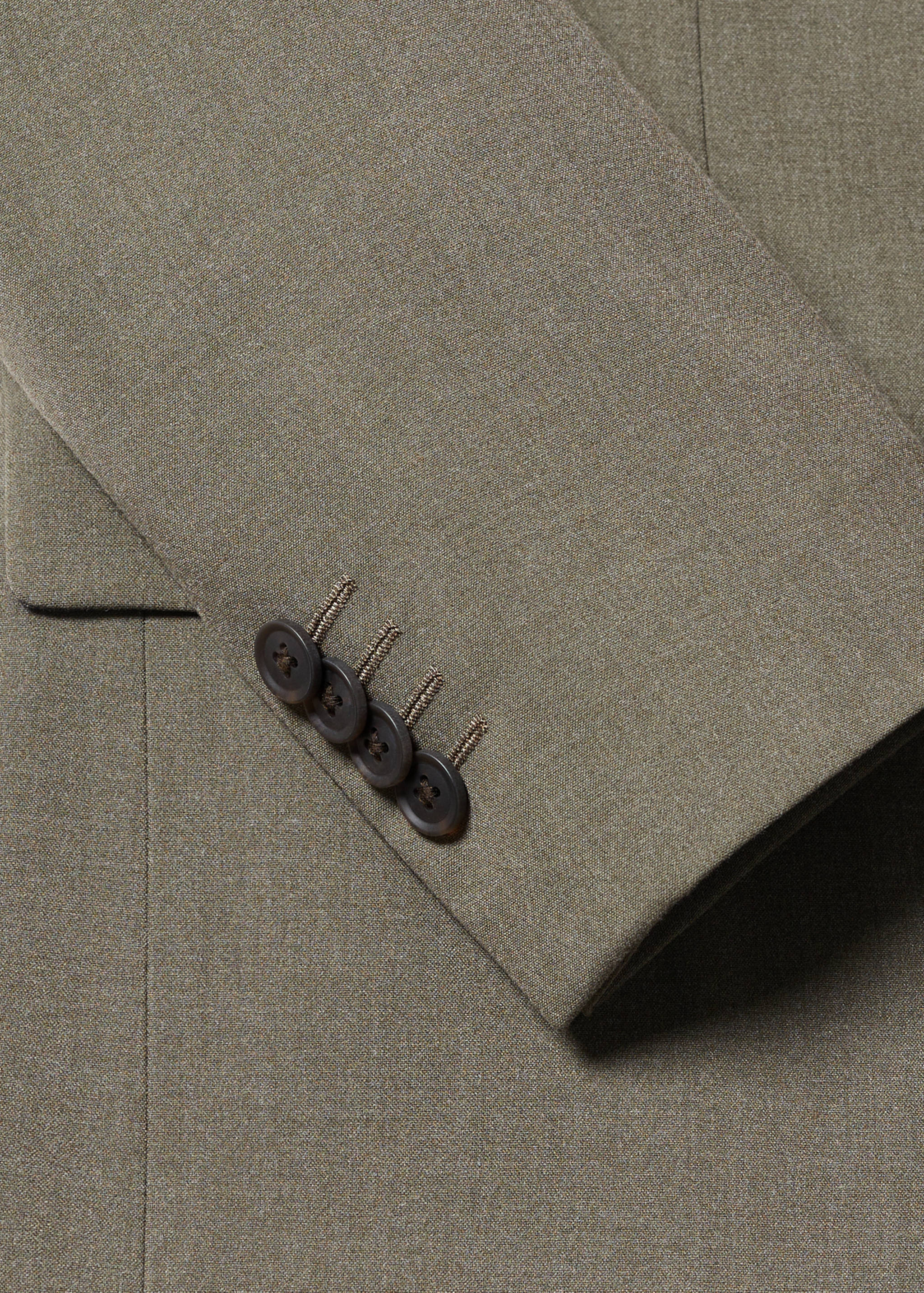 Slim-fit suit jacket  - Details of the article 8