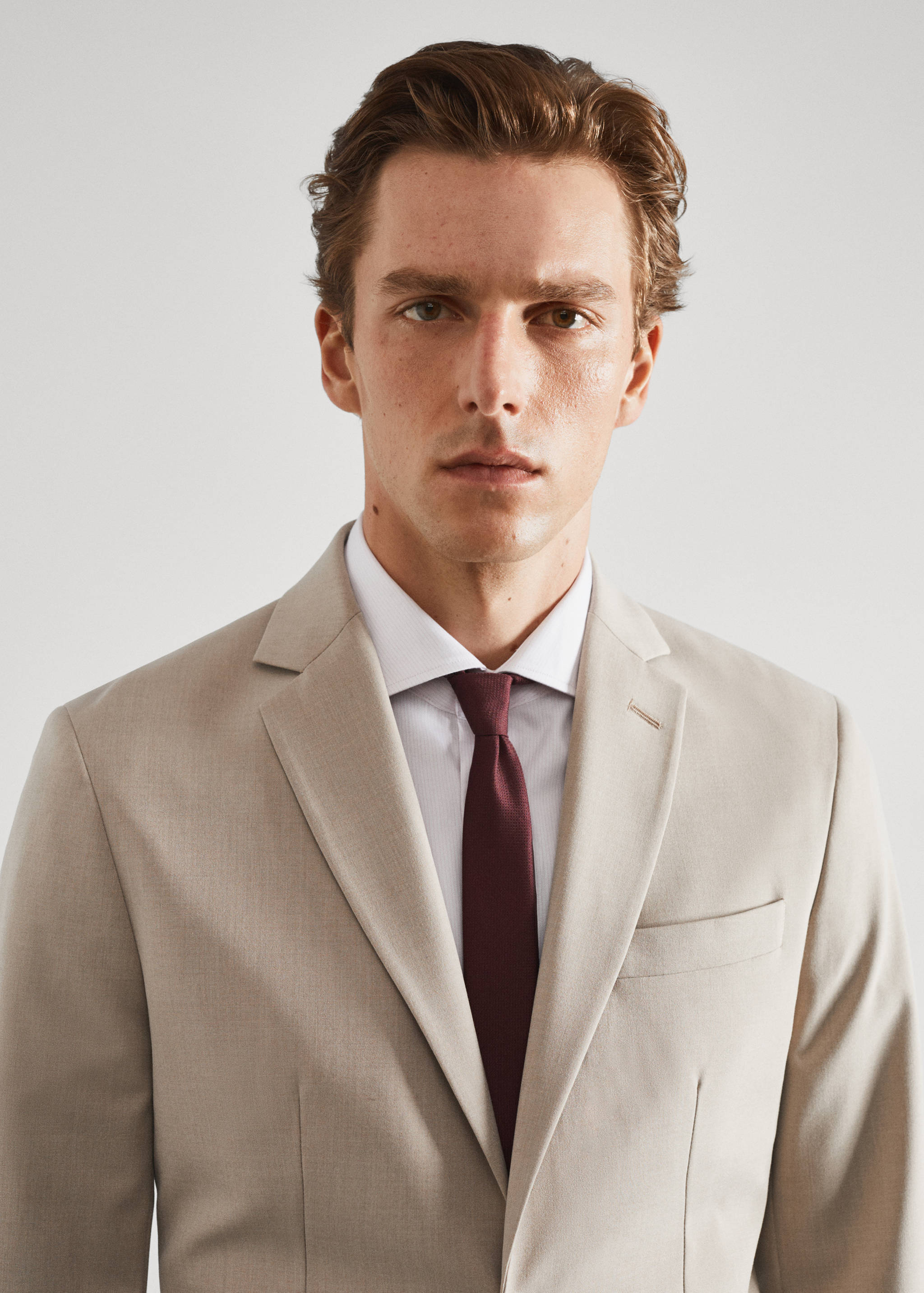 Slim-fit suit jacket  - Details of the article 1