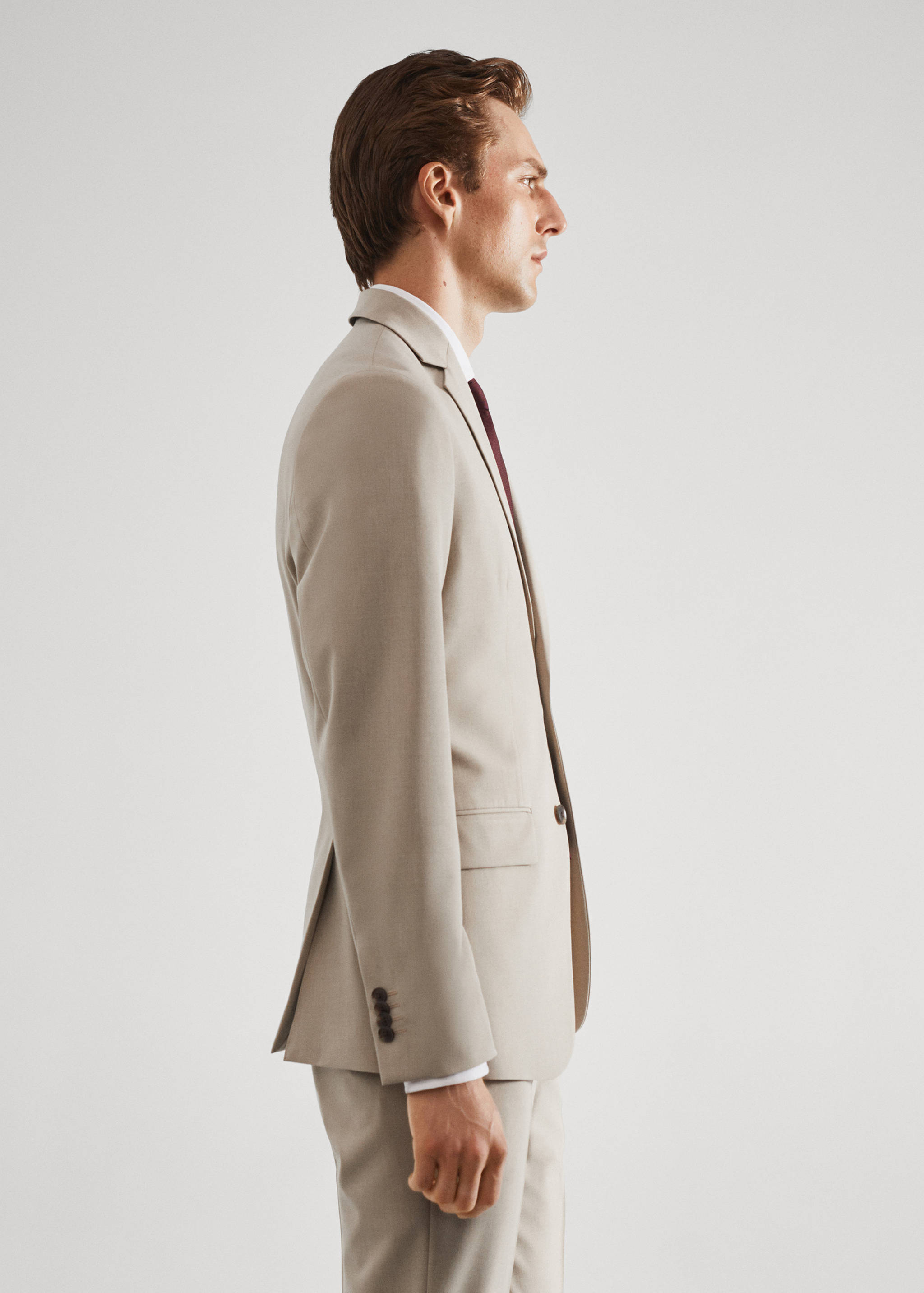 Slim-fit suit jacket  - Details of the article 2