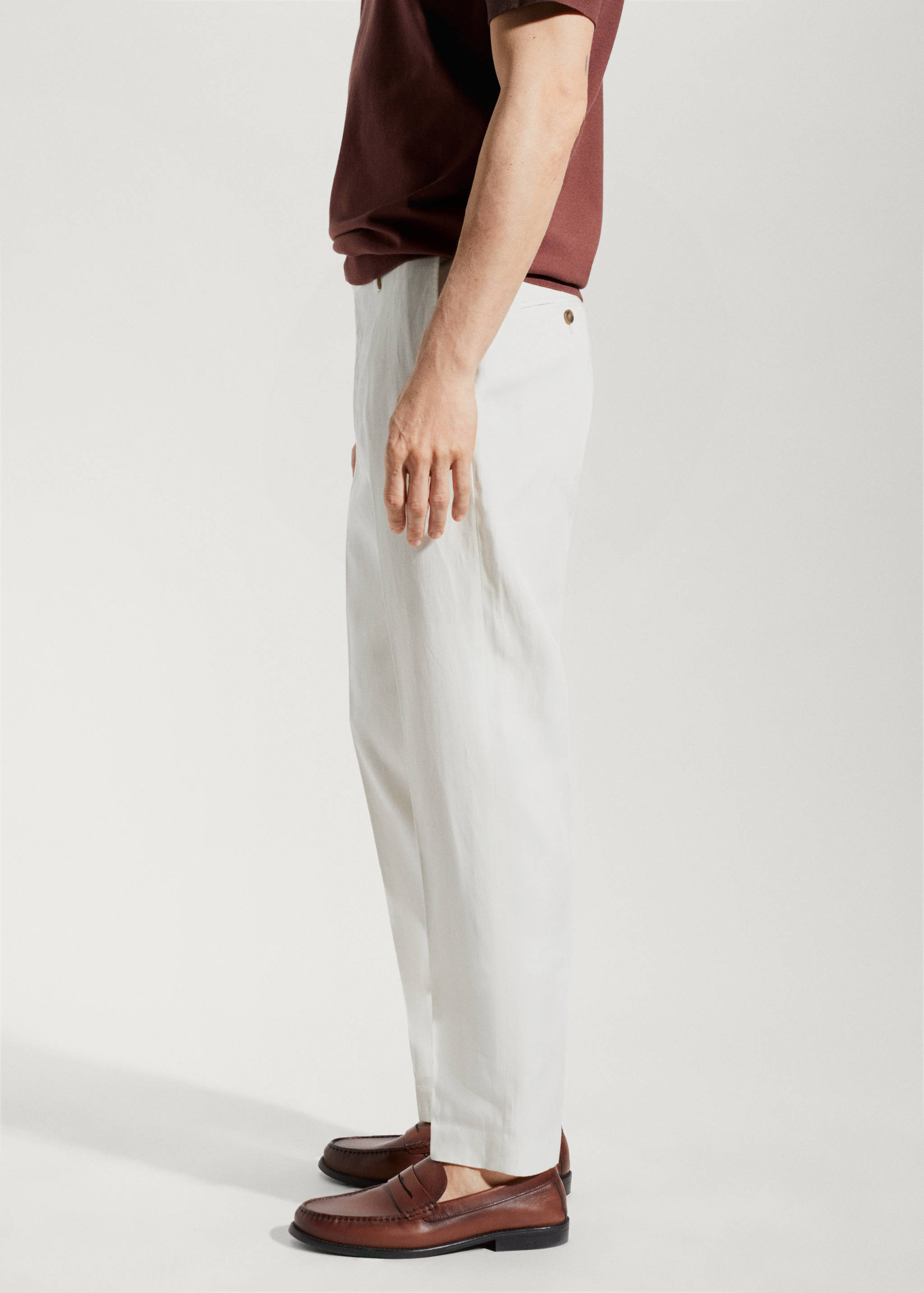 Pantalón traje lino - Detalle del artículo 1