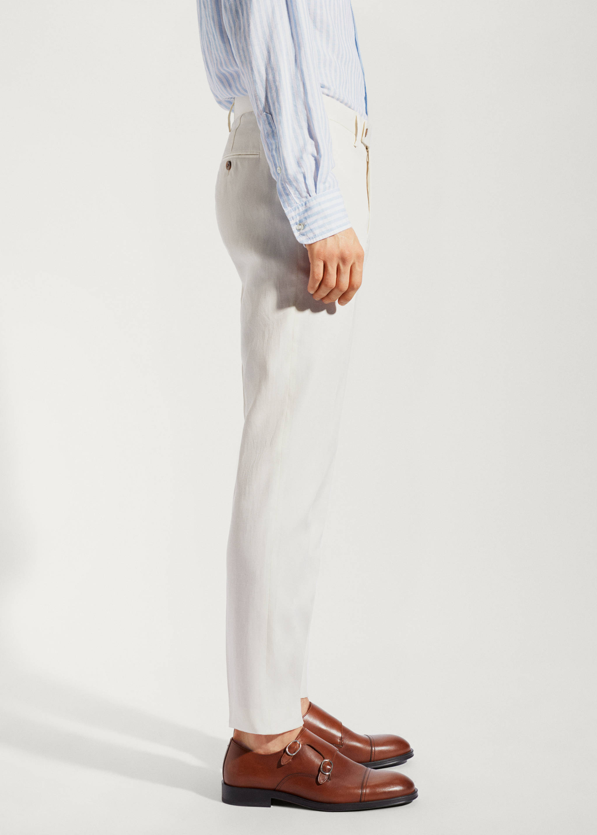 Pantalón traje lino - Detalle del artículo 3