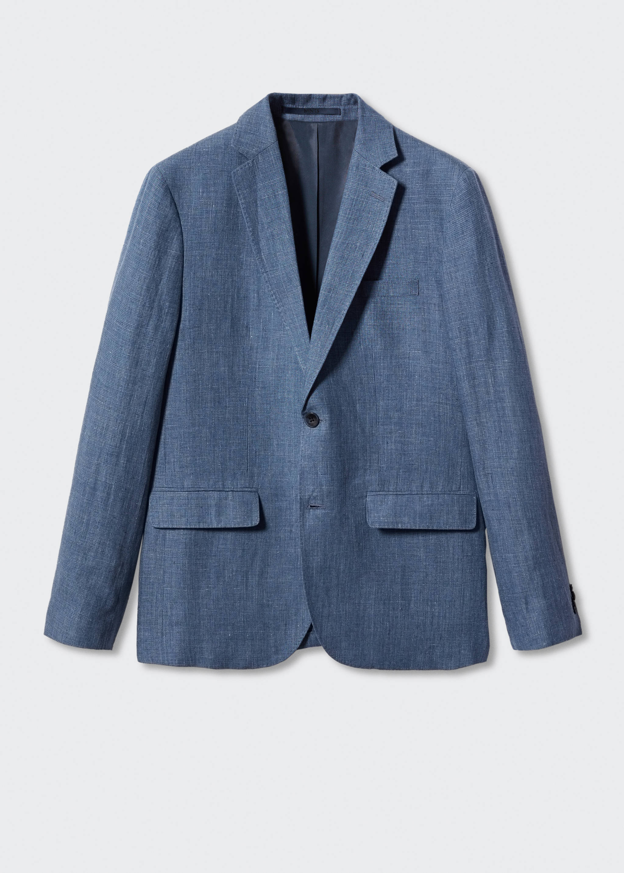 100% linen slim-fit suit jacket - Article without model