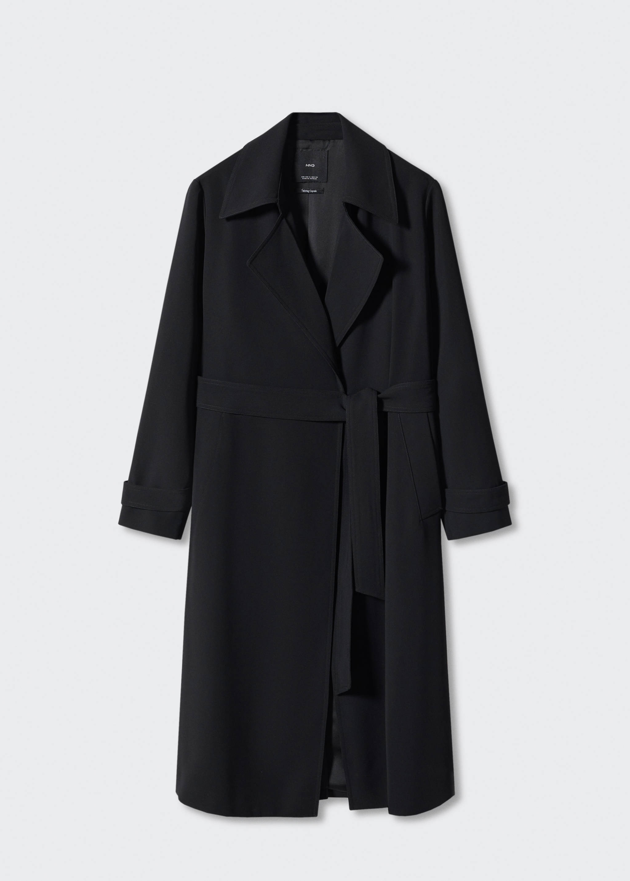 ترانشكوت منسدل مع ياقة - منتج دون نموذج