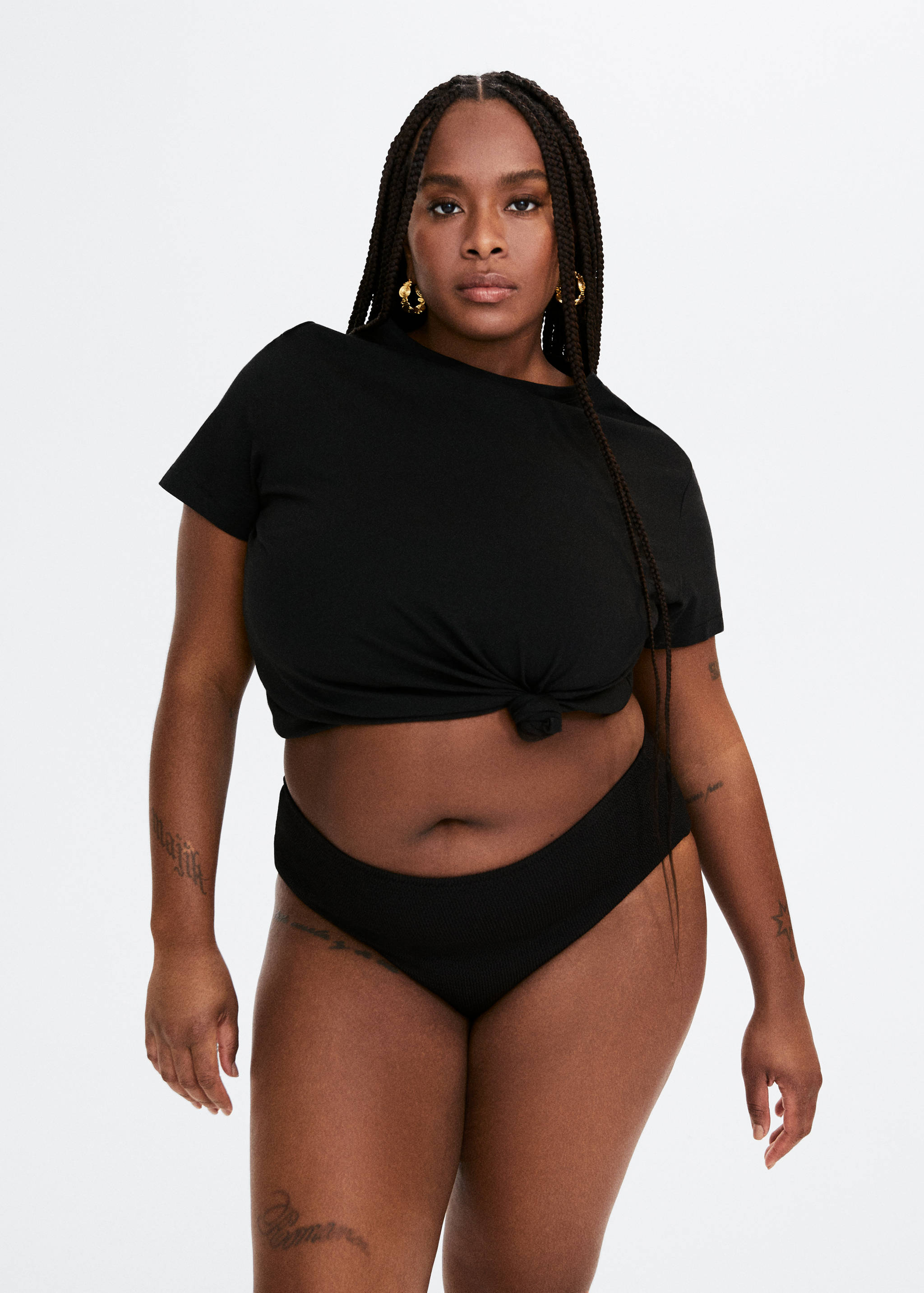 High-waist bikini bottoms - General plane