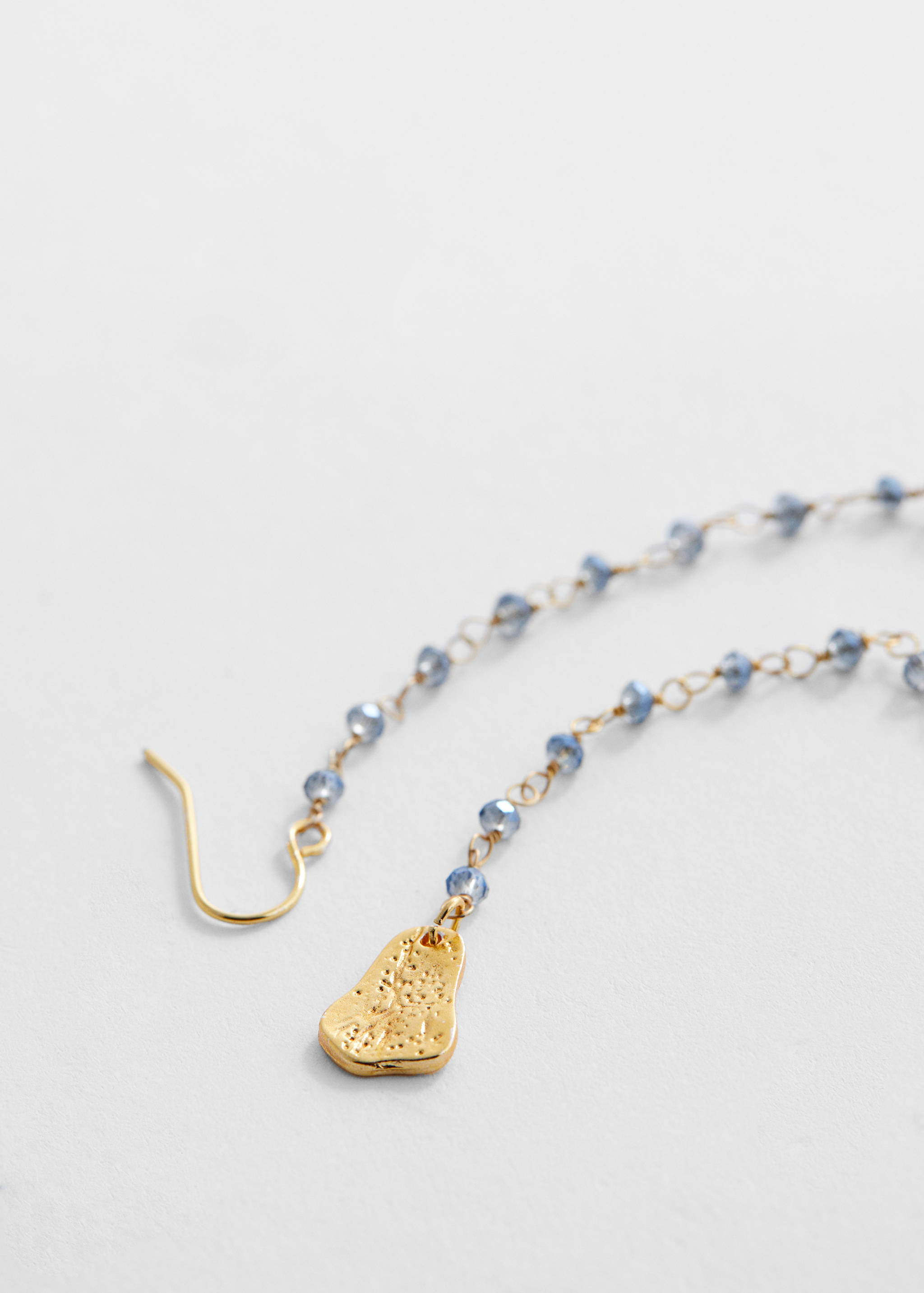 Stone thread earrings - Medium plane