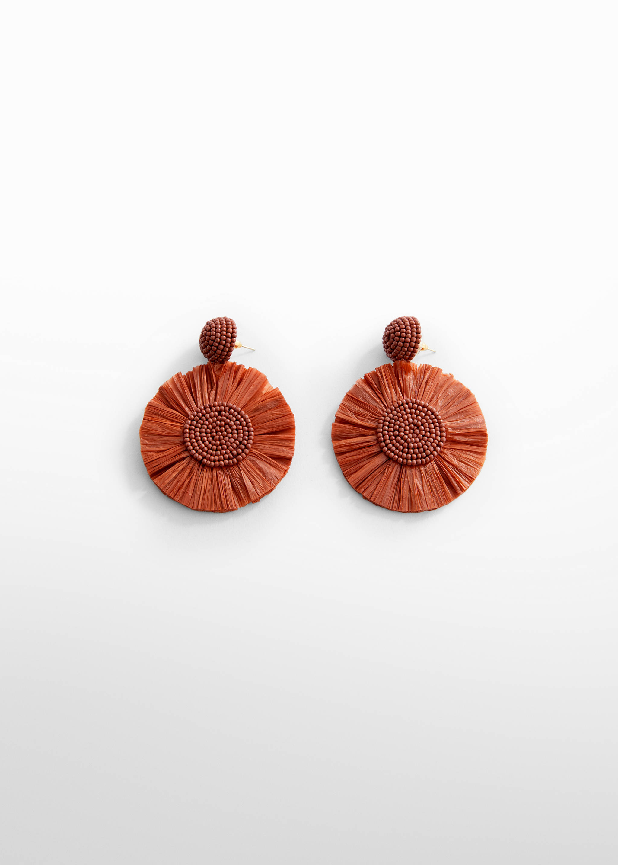 Raffia earrings - Article without model