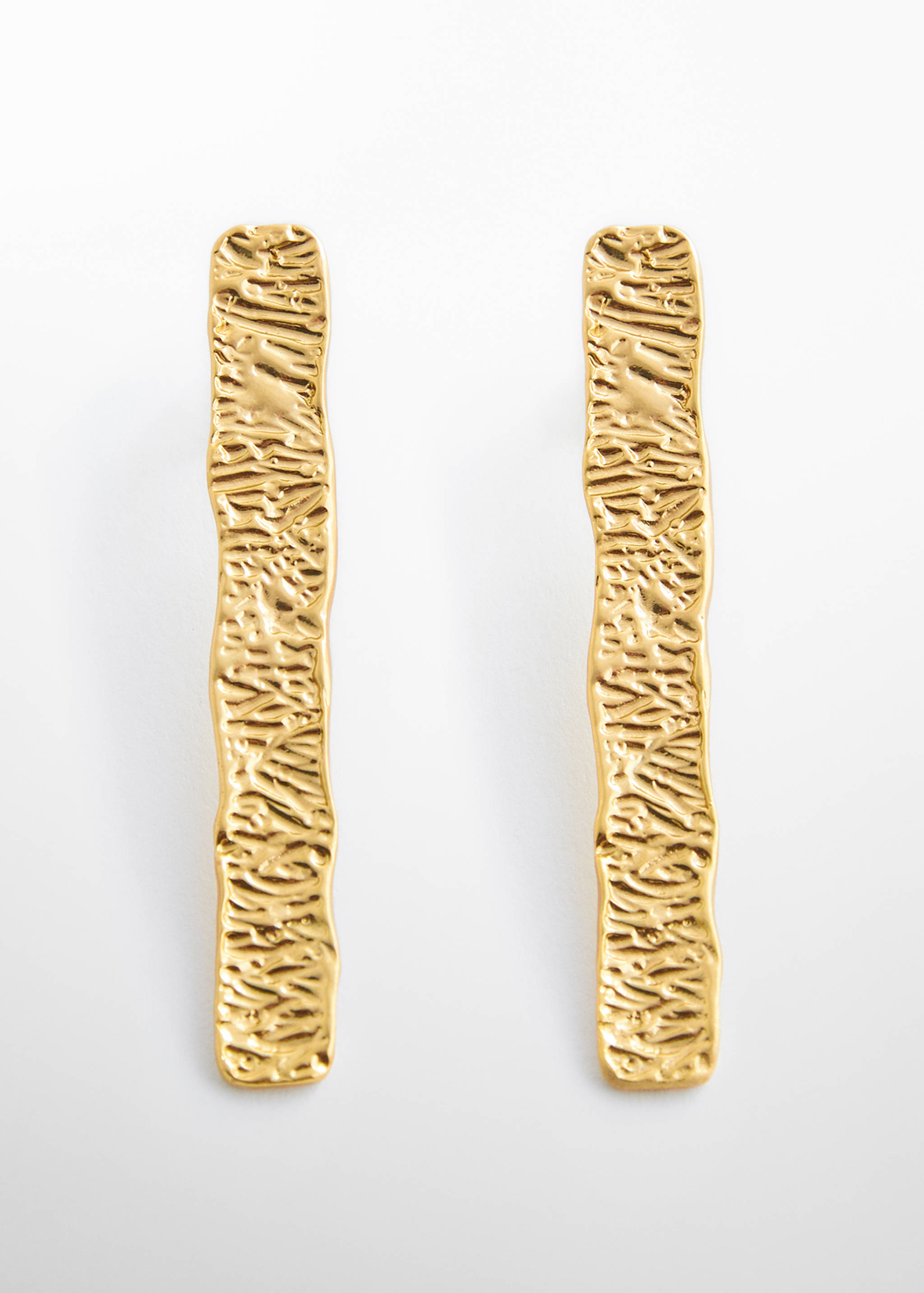 Длинные фактурные серьги - Изделие без модели