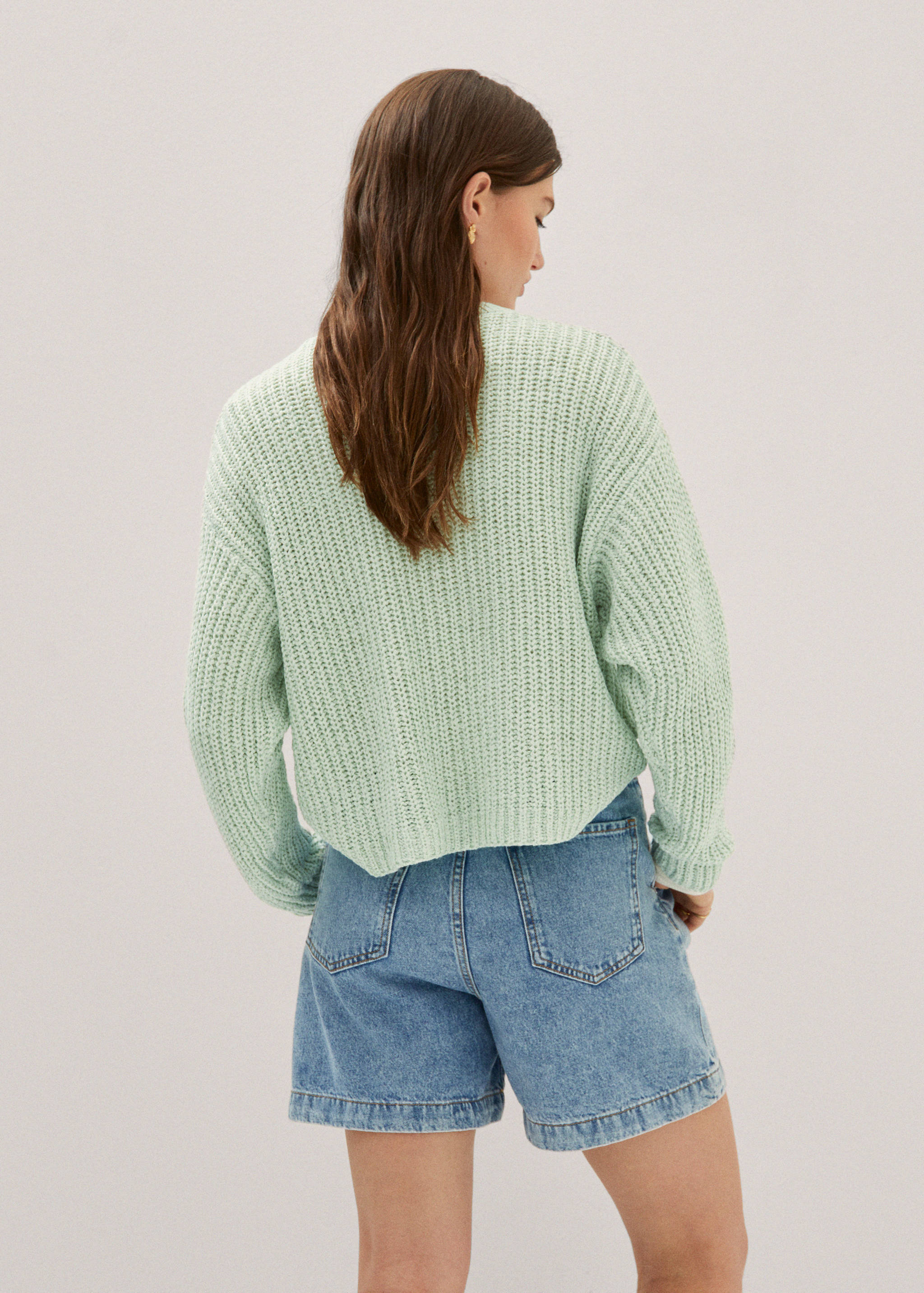 Pull-over maille col rond - Verso de l’article