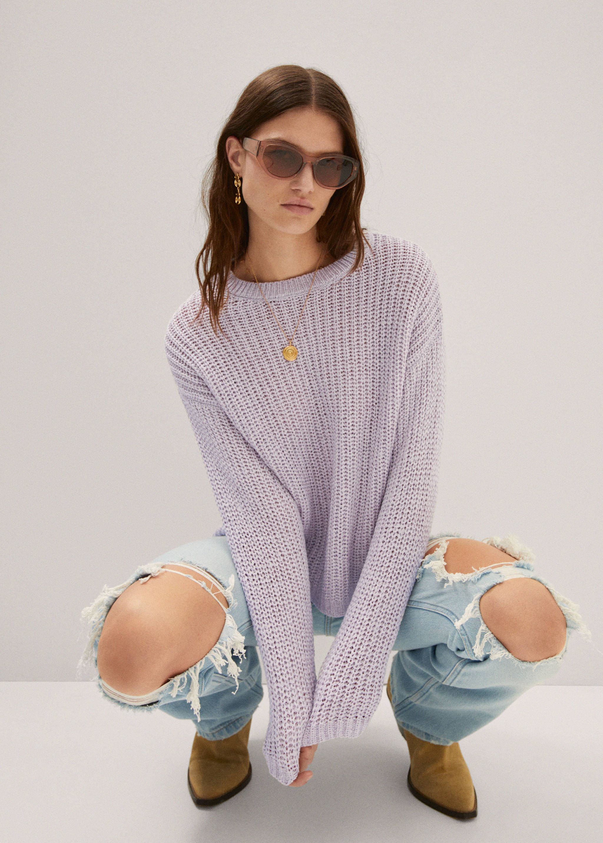 Pull-over maille col rond - Détail de l'article 2