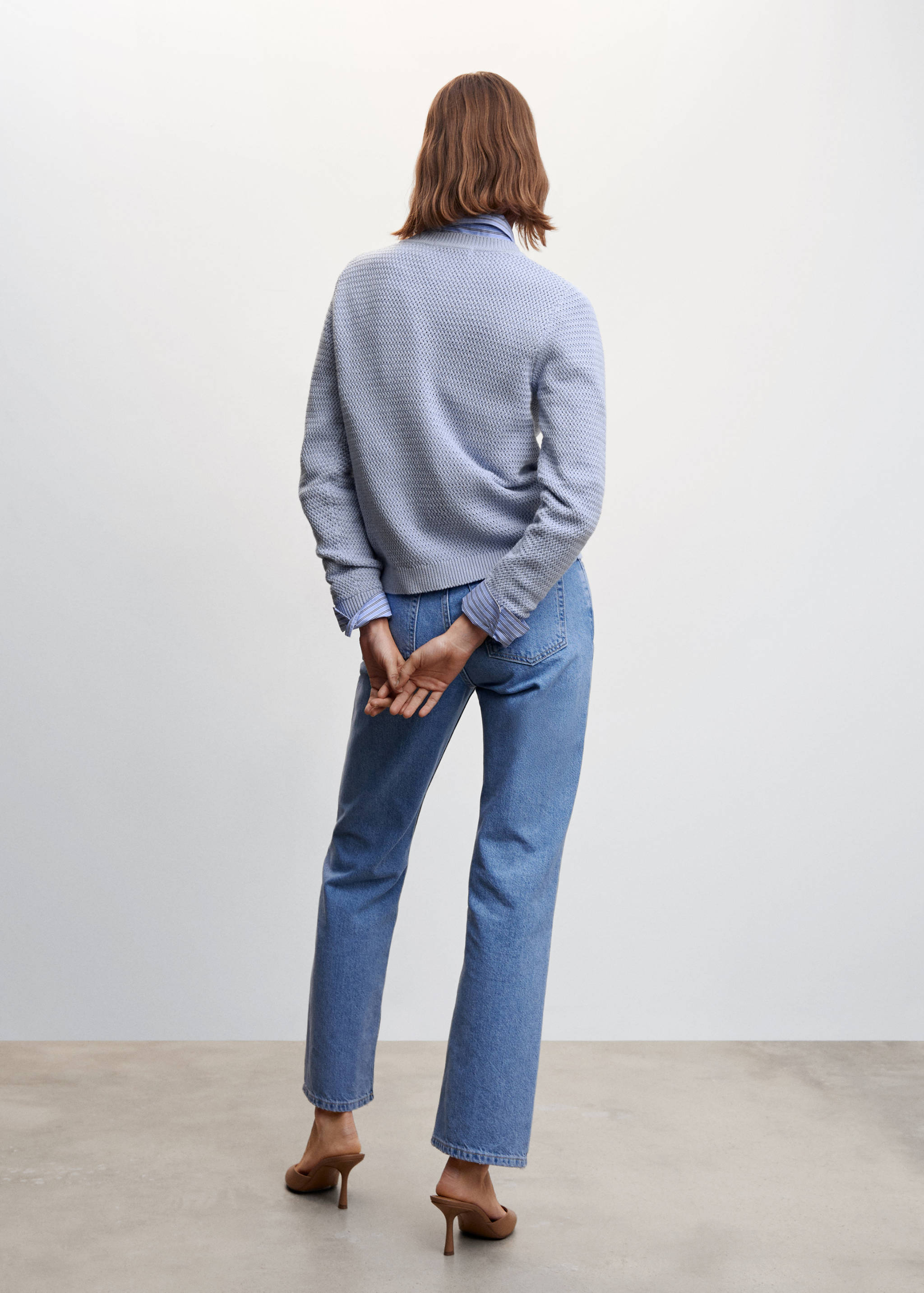 Jersey punto algodón - Reverso del artículo