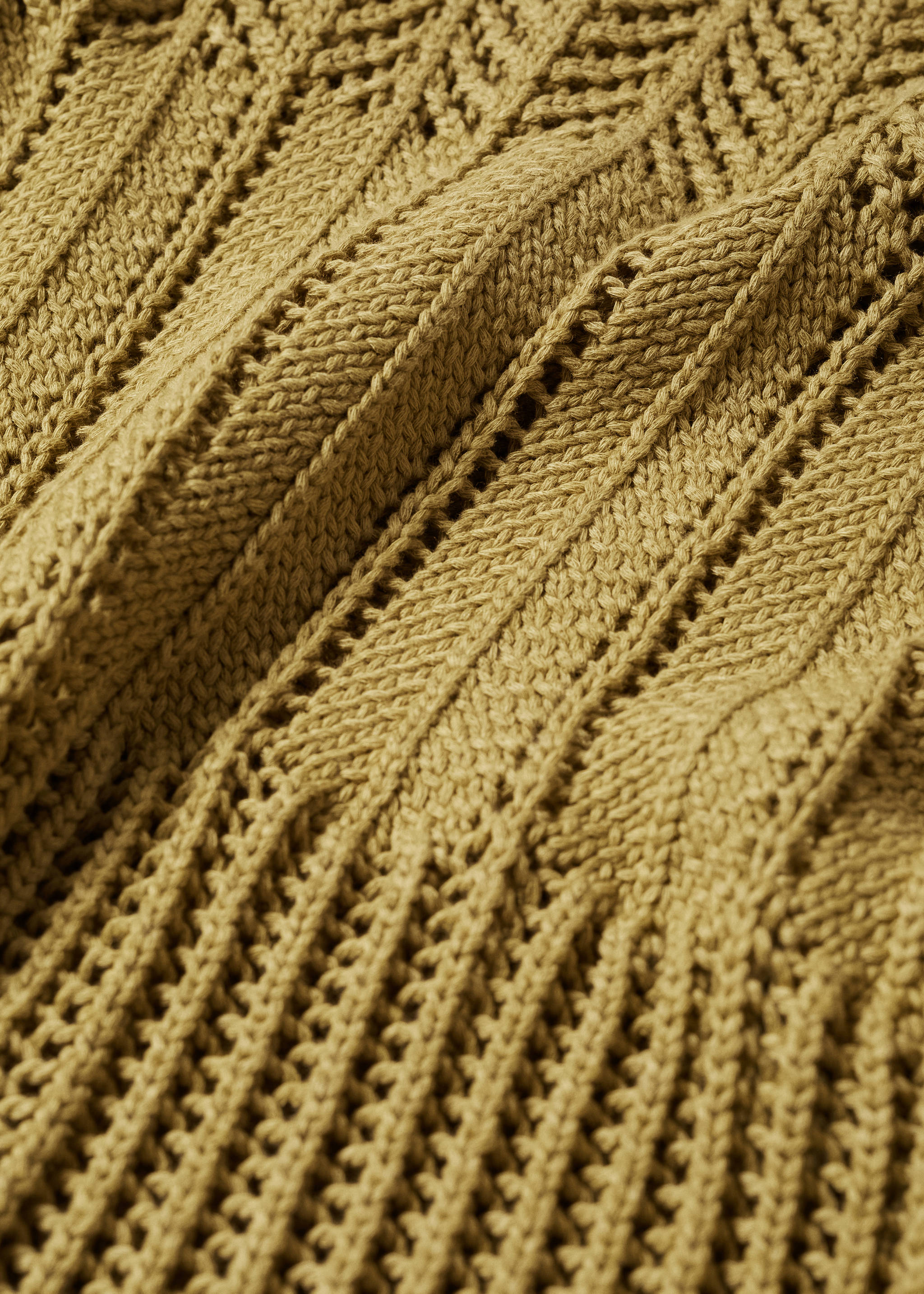 Pullover mit Bateau-Ausschnitt und Lochmuster - Detail des Artikels 8