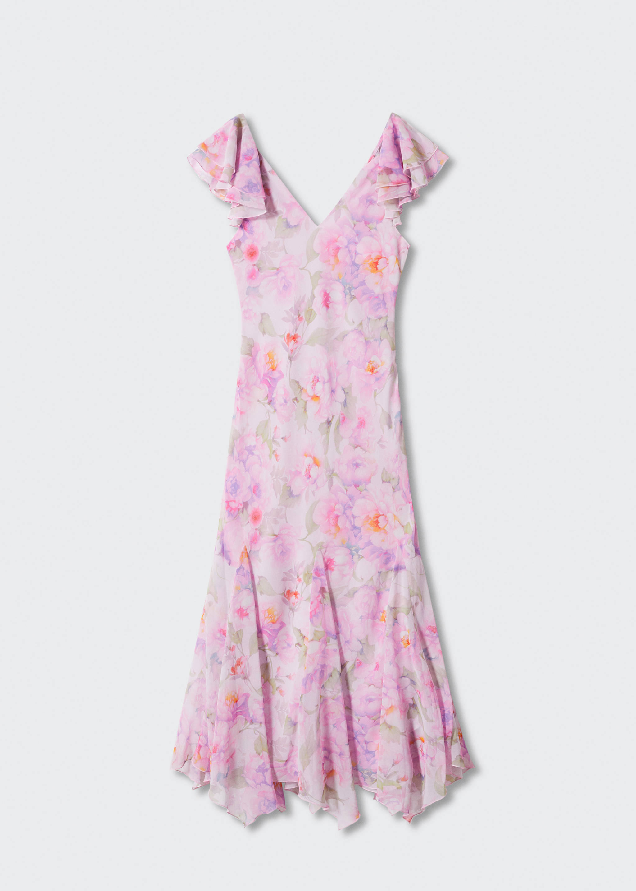 Floral ruffled dress - Article without model