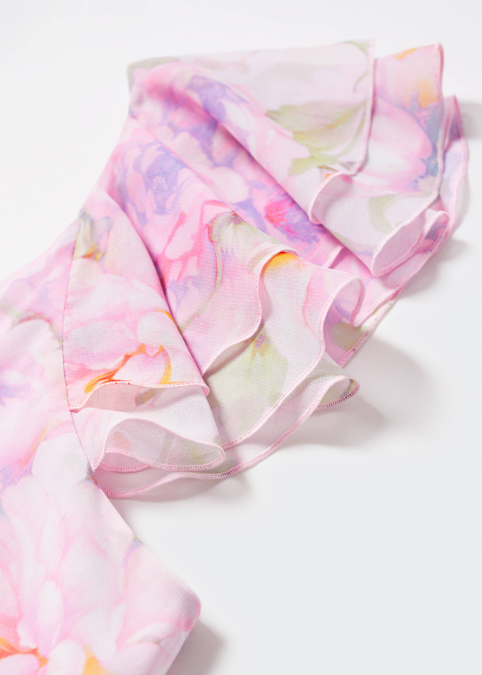 Floral ruffled dress - Details of the article 8