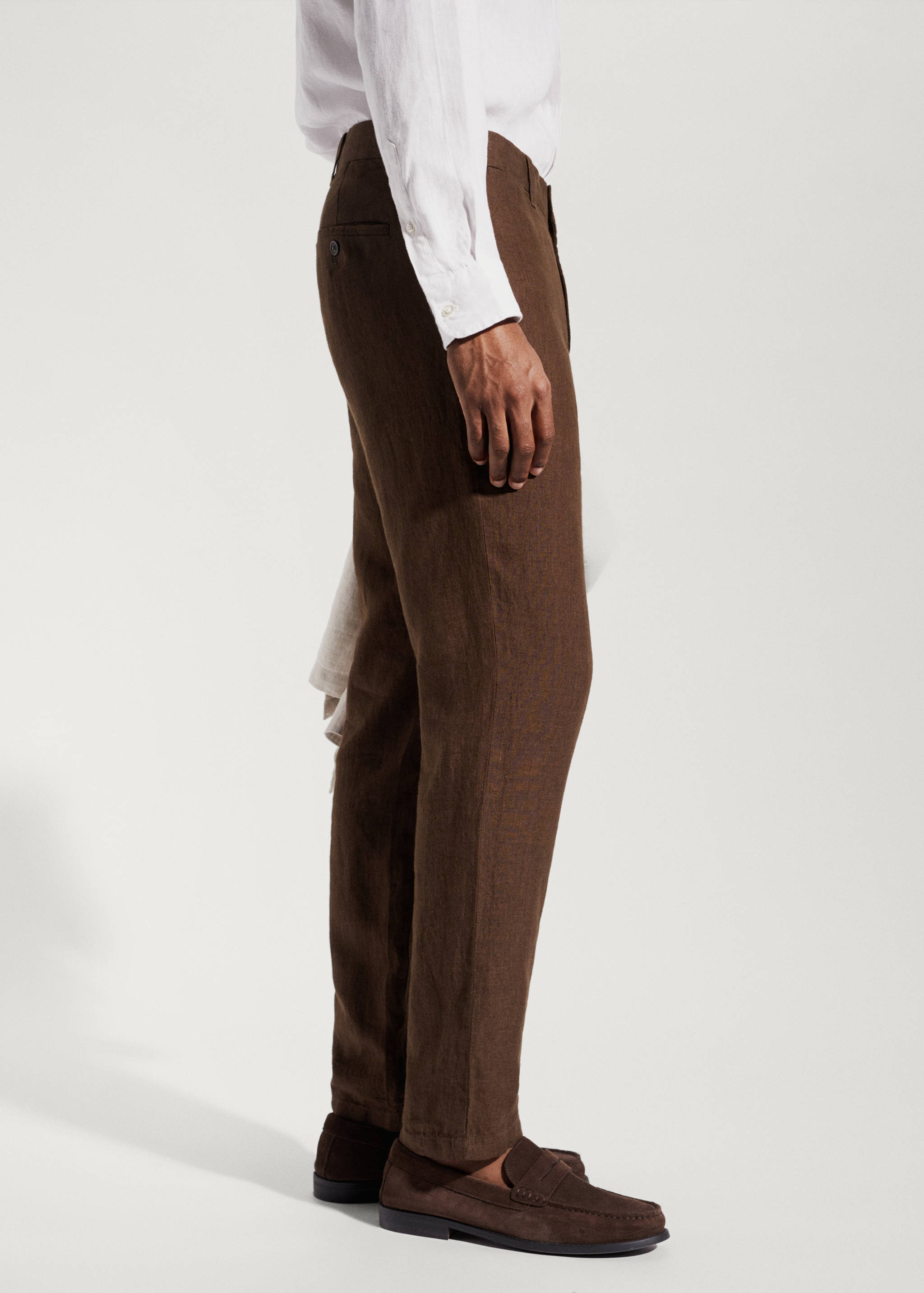 Pantalon 100 % lin slim fit - Détail de l'article 1